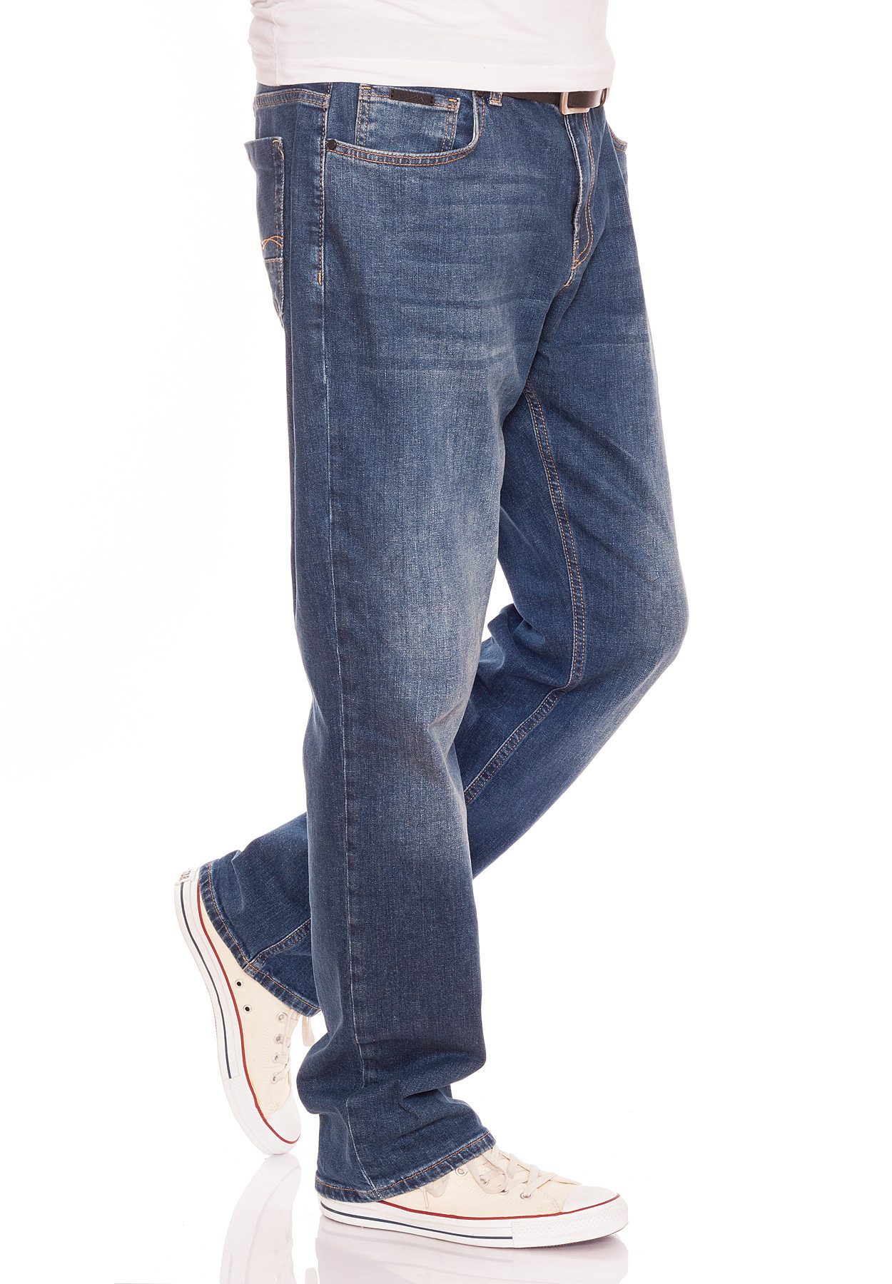 Miracle of Denim Straight-Jeans M.O.D Thomas Comfort Mid Blue günstig online kaufen