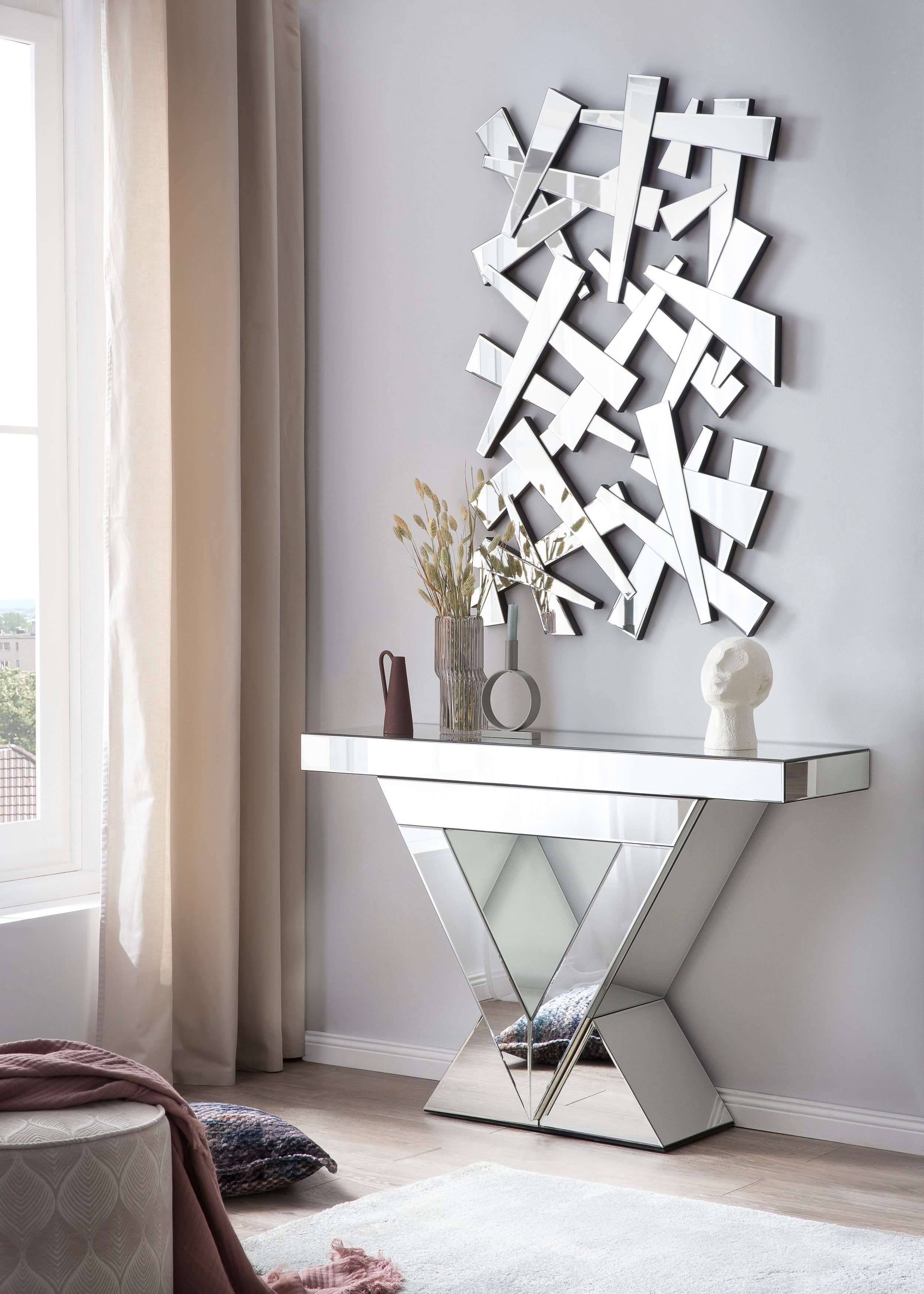 SalesFever Konsolentisch Design Konsole für Ihren Eingangsbereich, verspieg günstig online kaufen