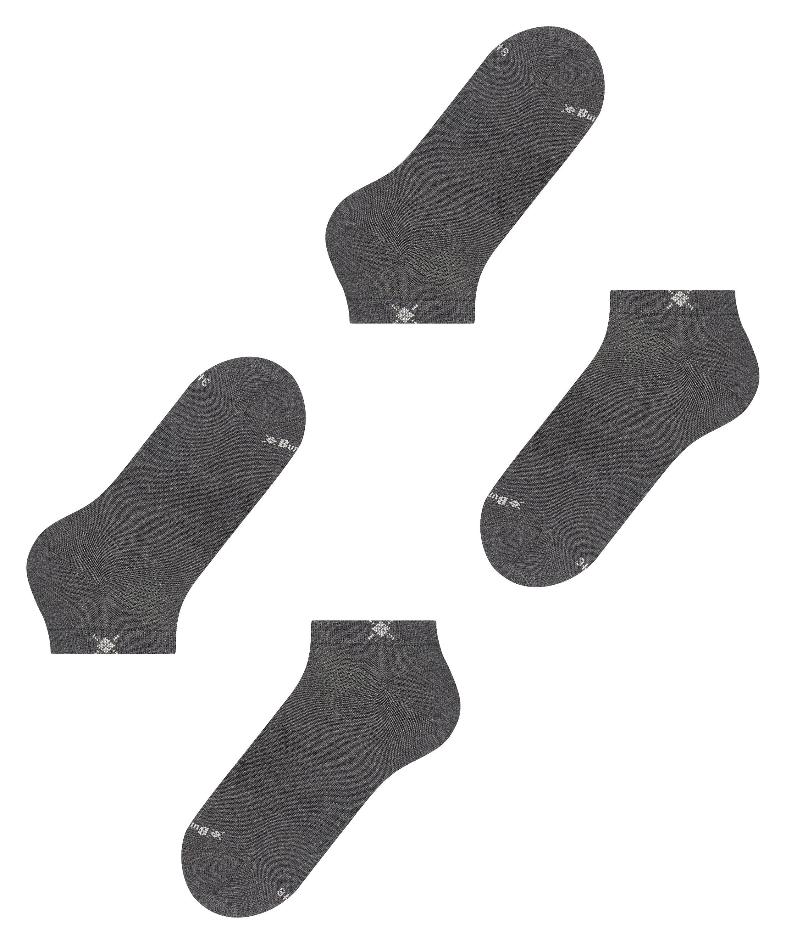 Burlington Sneakersocken Everyday 2-Pack Sneakersocken (2-Paar) aus weicher gekämmter Baumwolle