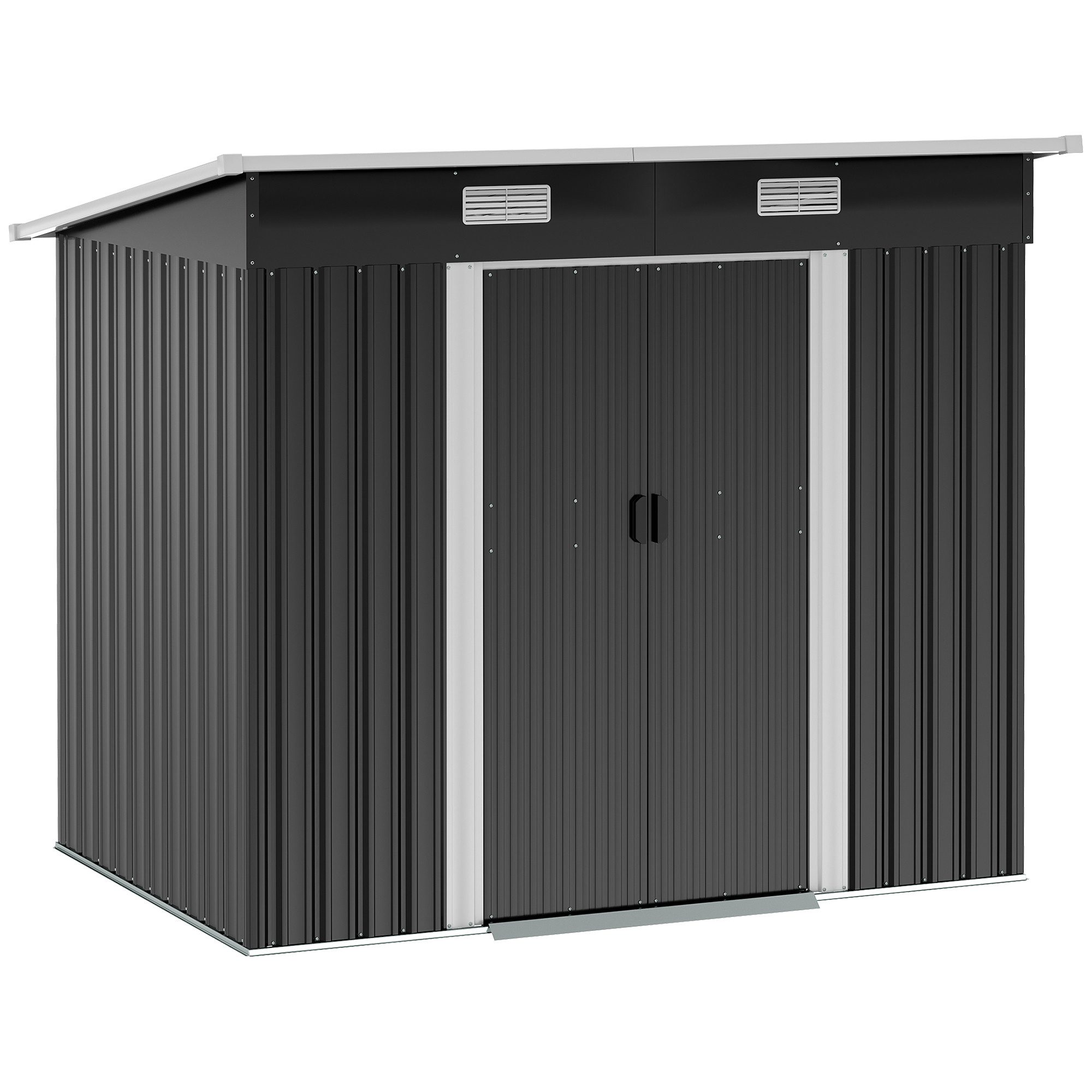Outsunny Gerätehaus 2,3 m², mit Pultdach, günstig online kaufen