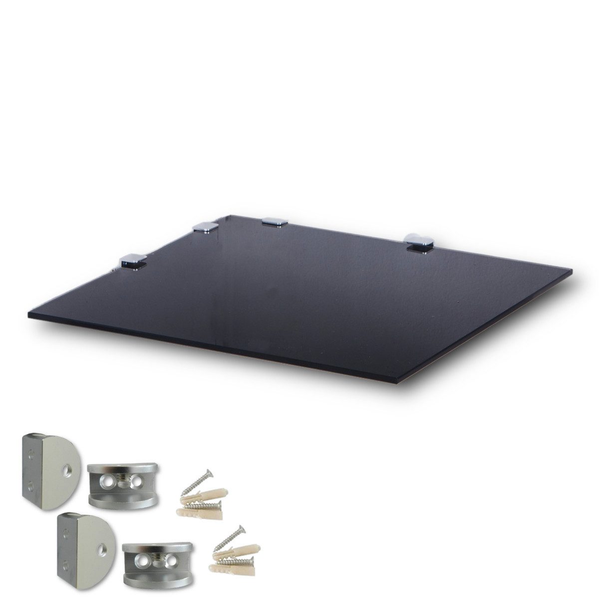 HOOZ Tischplatte Eckregal aus Sicherheitsglas mit günstig online kaufen