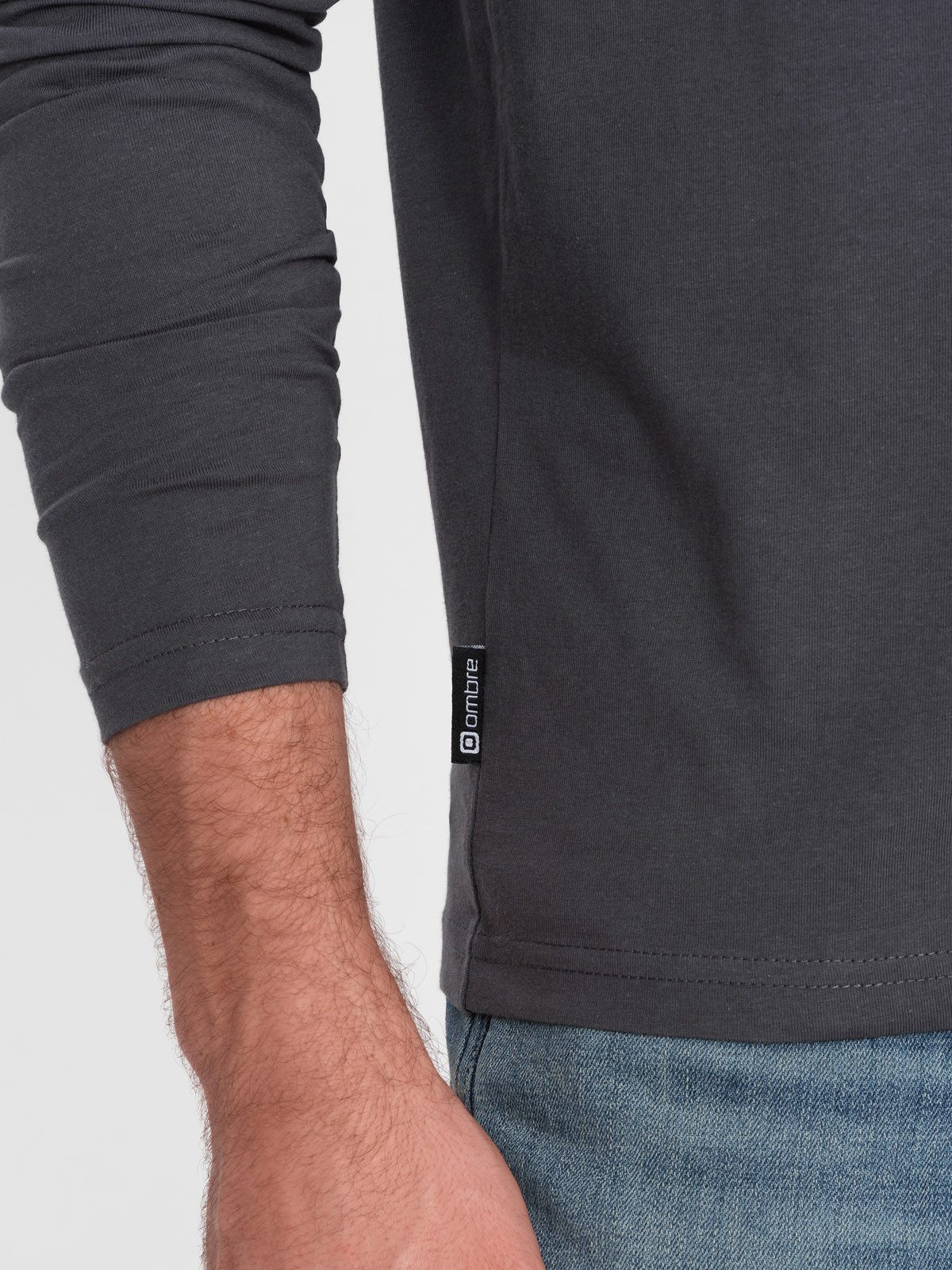 OMBRE Longsleeve Longsleeve für Herren mit V-Ausschnitt.