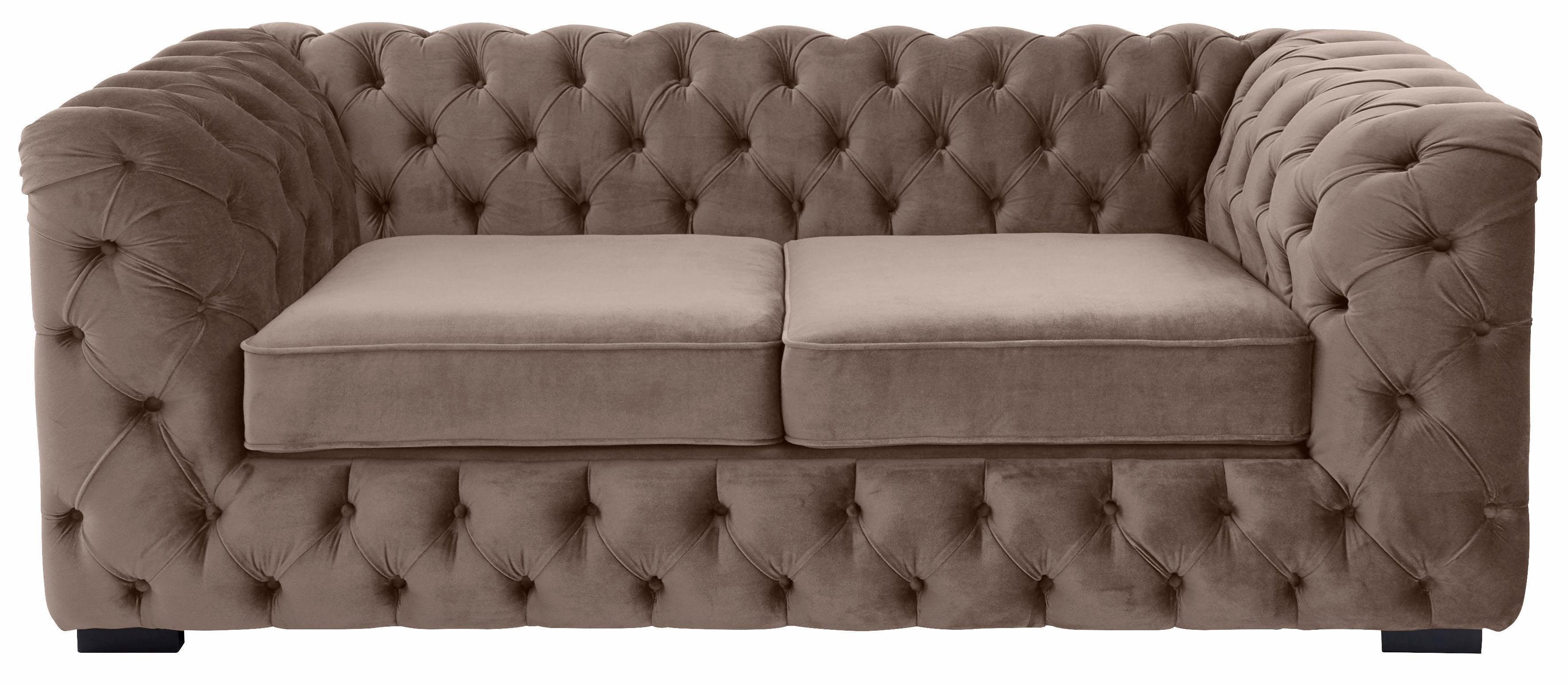 Home affaire Chesterfield-Sofa Kalina, mit klassischer Chesterfield-Knopfheftung