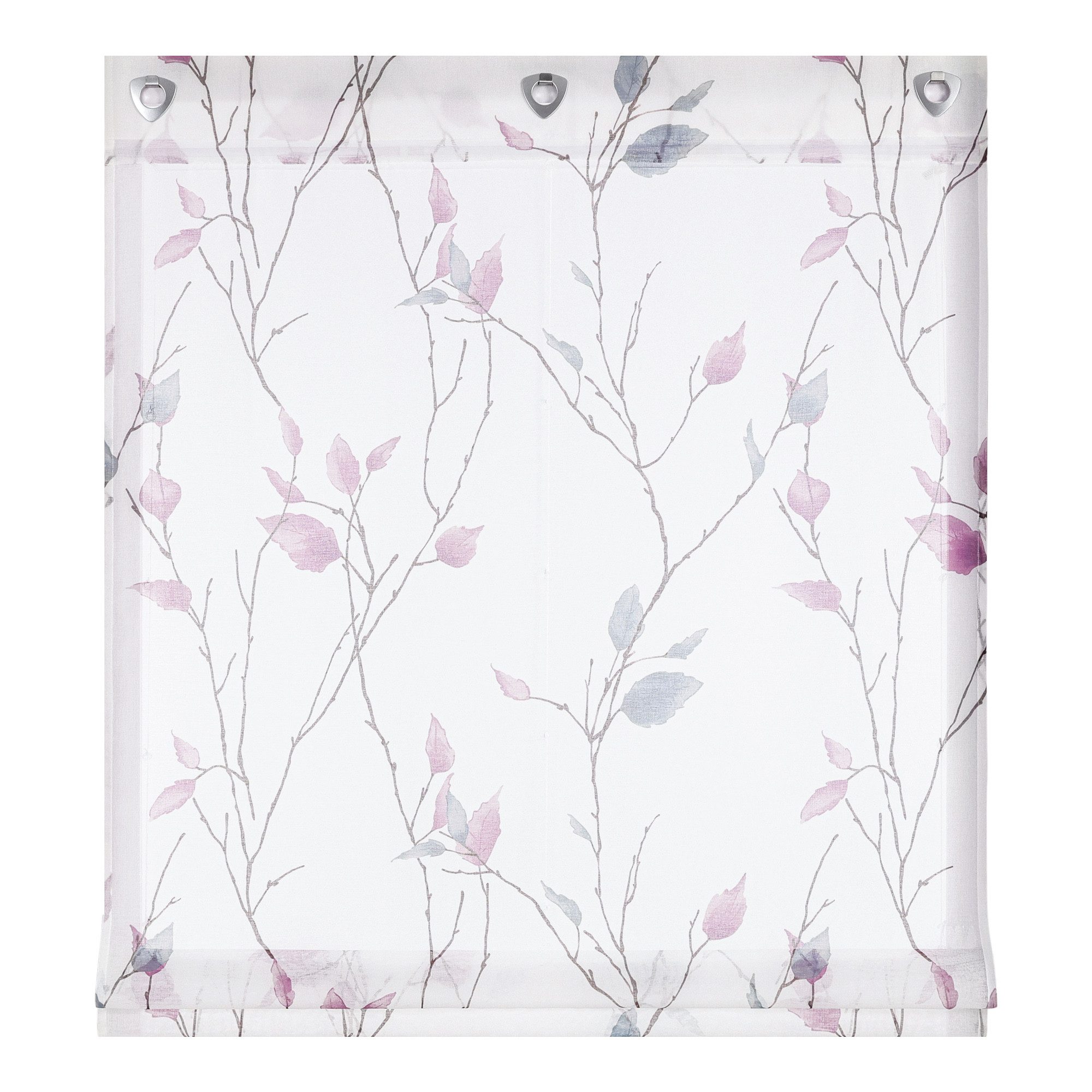 Joyswahl Raffrollo, mit Hakenaufhängung, ohne bohren, mit Zweig und Blattmo günstig online kaufen