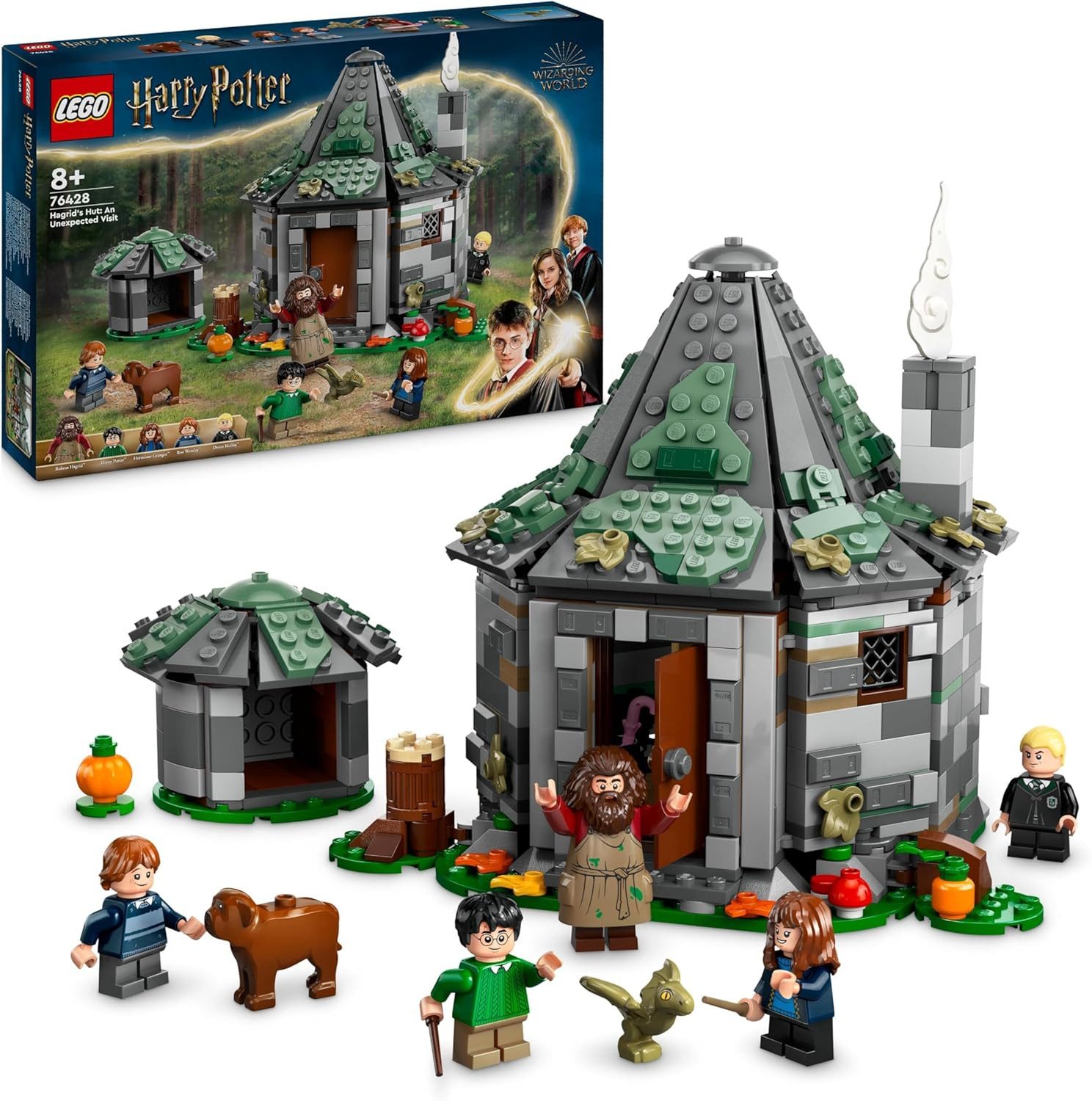 LEGO® Harry Potter - Hagrids Hütte: Ein unerwarteter Besuch (76428) Konstruktions-Spielset, (896 St., 76428)