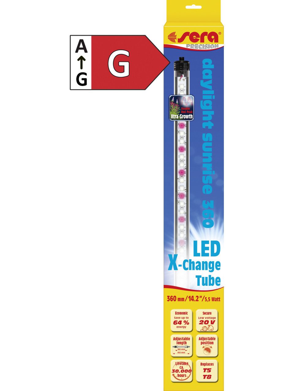 Sera LED Aquariumleuchte Sera Aquarium-Beleuchtung LED X-Change Tube
