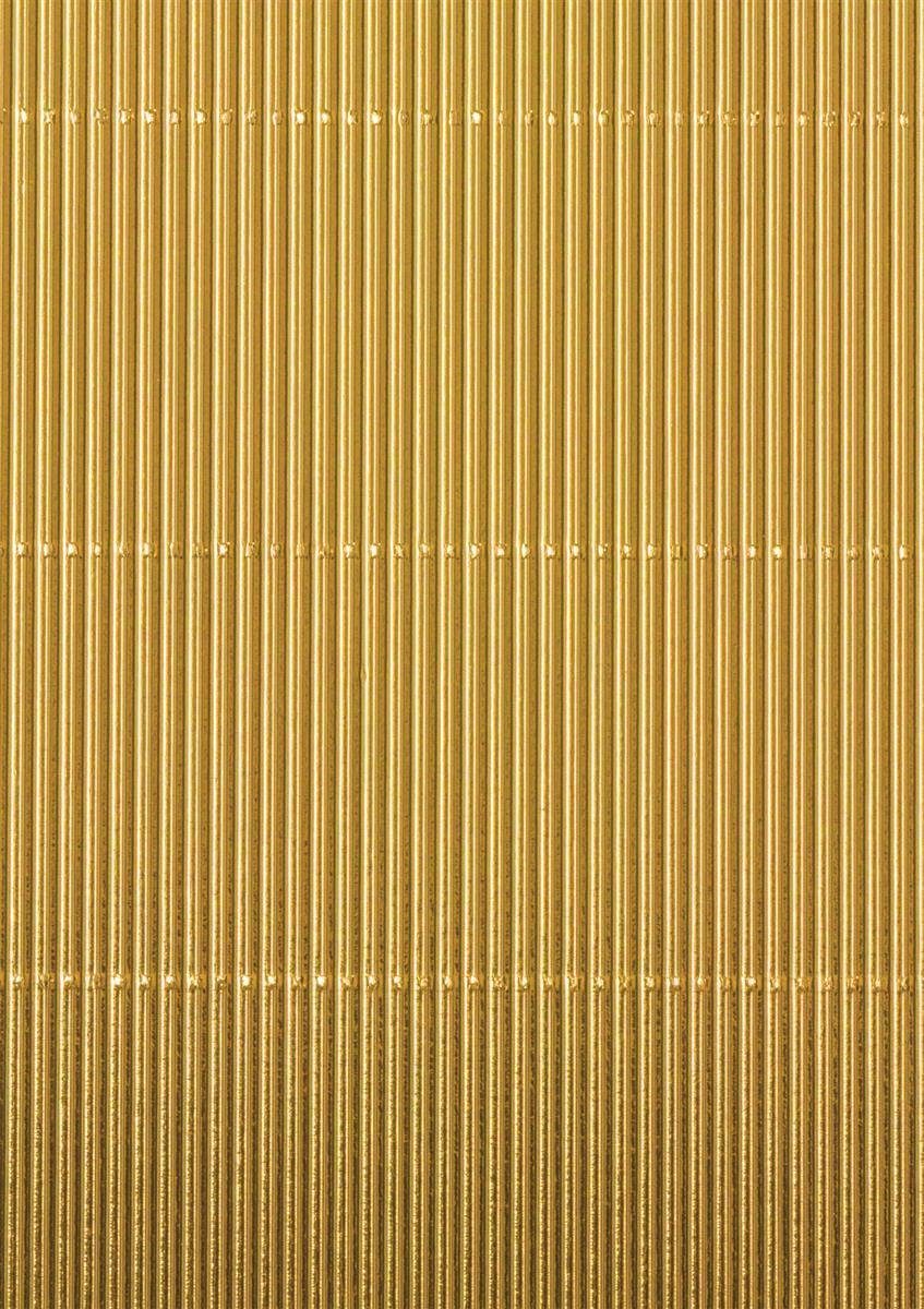 Heyda Bastelkartonpapier Heyda 204713291 Bastelwellkarton 50 x 70 cm goldfarben metallic