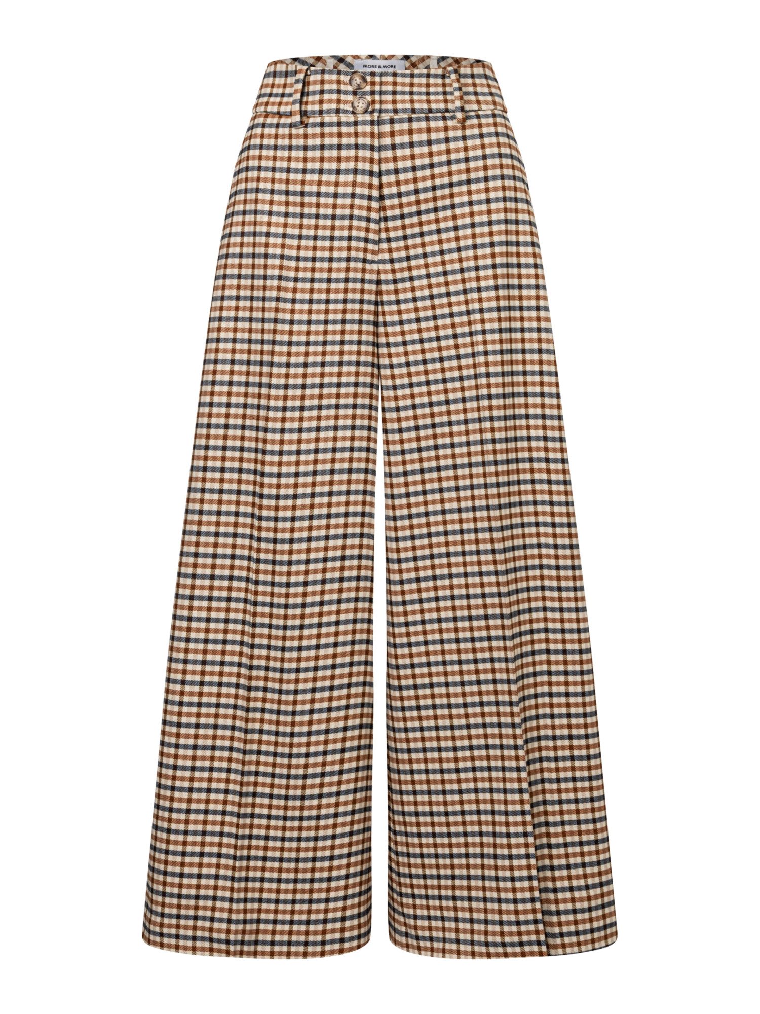 MORE&MORE Culotte stylishe, weite 7/8 Karo-Culotte