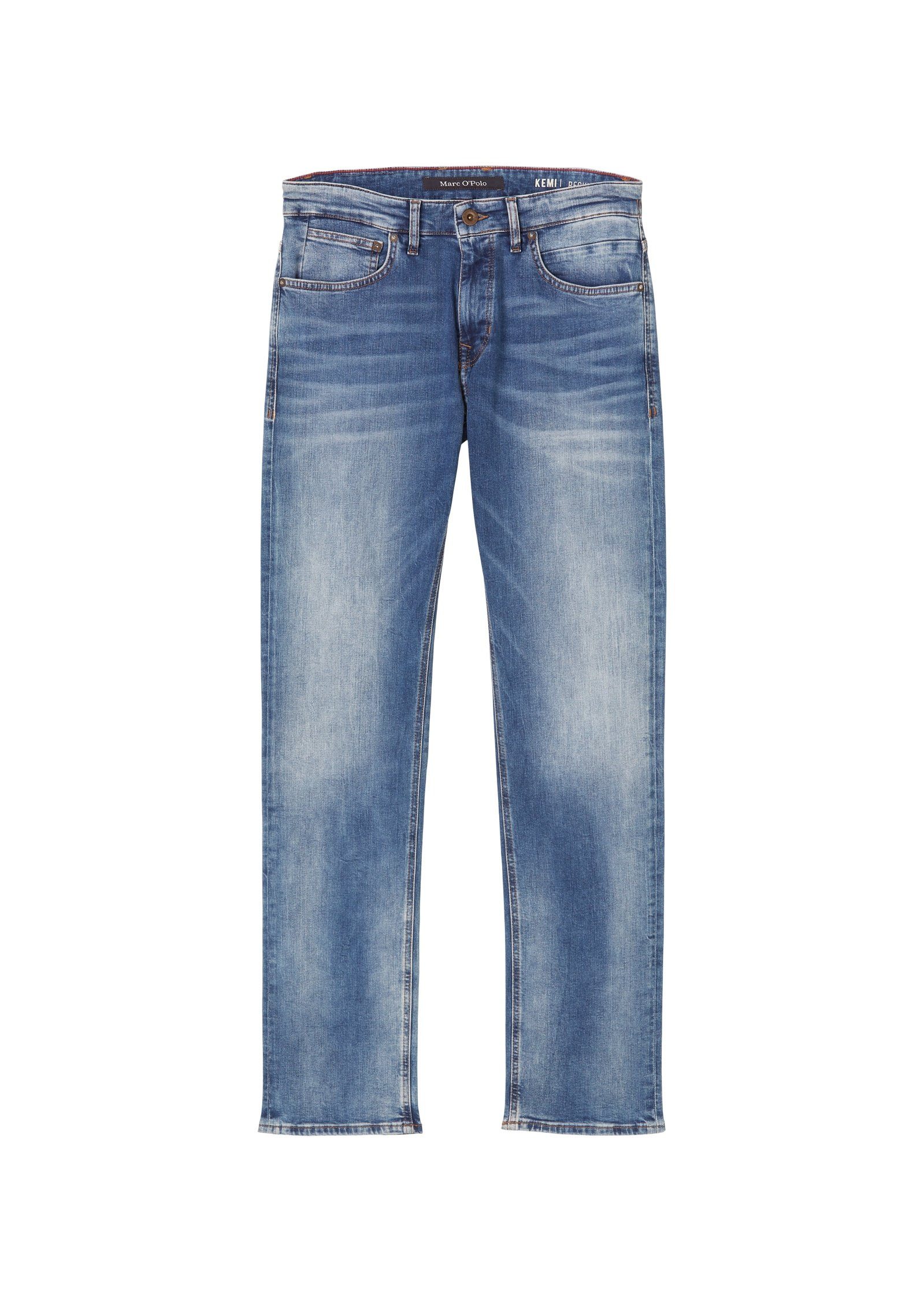 Marc aus O'Polo Baumwoll-Mix Regular-fit-Jeans hochwertigem