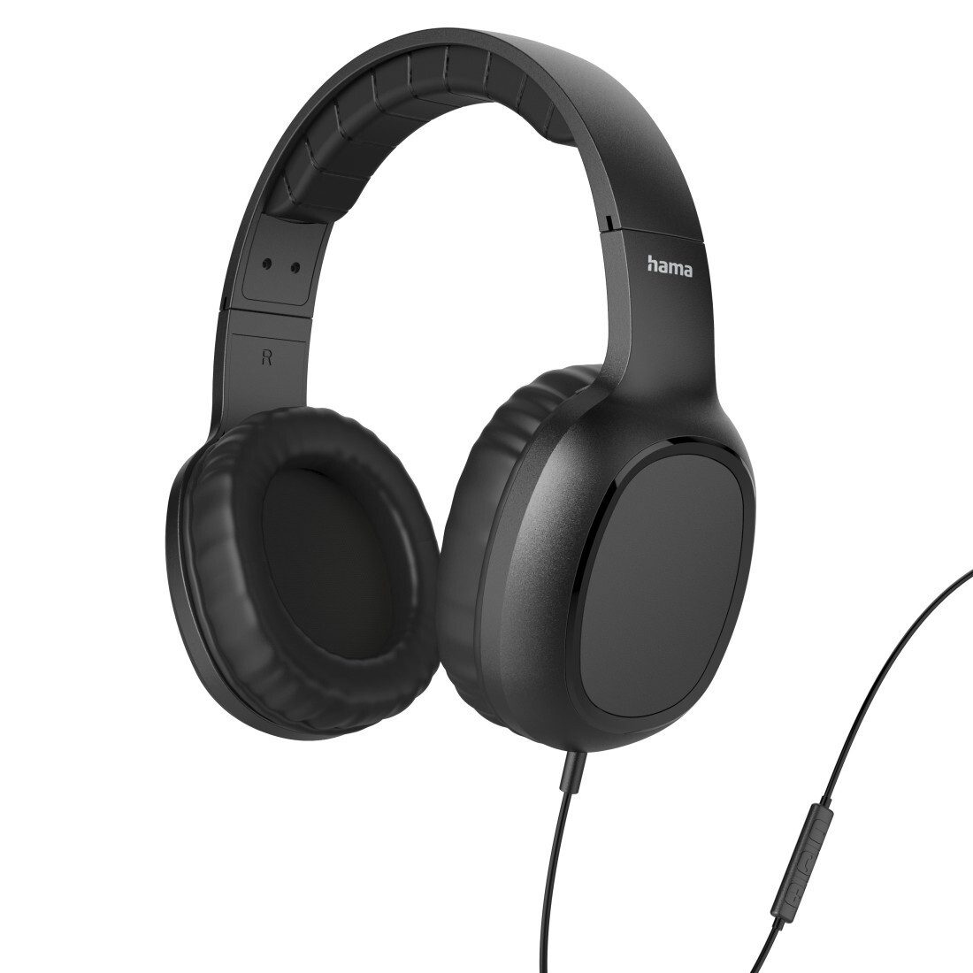 Hama Fun C, On-Ear USB-C Mikrofon, Schwarz Kopfhörer (Produkt fällt nicht unter das FuAG)