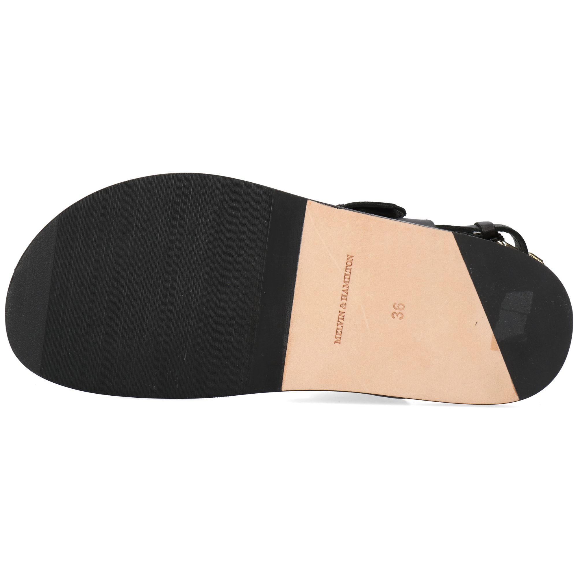 Melvin & Hamilton Petra 10 Leder-Sandalen für Damen Sandale Flache Absätze, Echtes Leder