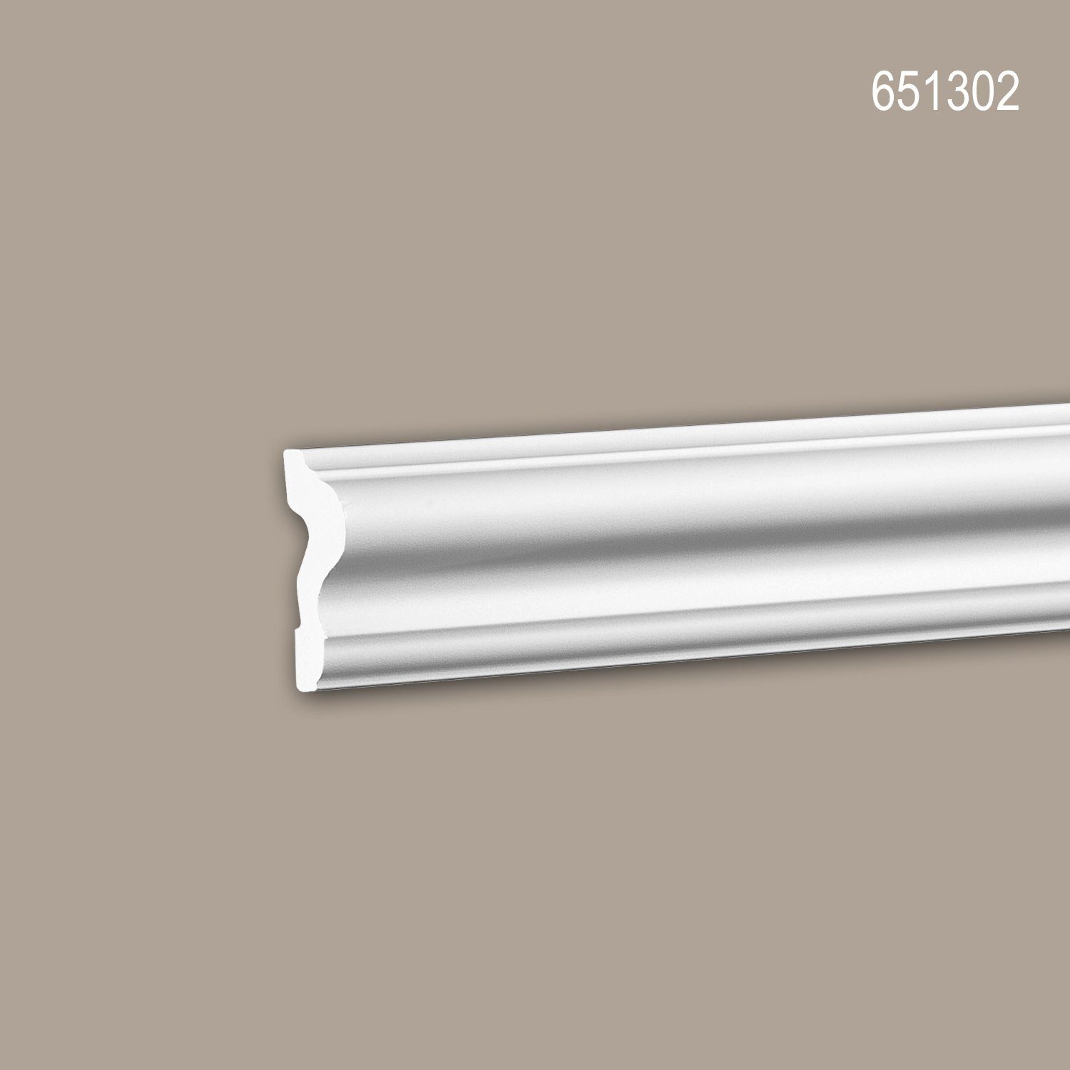 Profhome Zierleiste 651302, kleben, Extrudiertes Polystyrol (XPS), 1-St., Wandleiste Stuckleiste Profilleiste 2 Meter