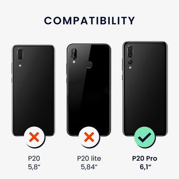 kwmobile Handyhülle Handyhülle für Huawei P20 Pro, Silikon Case metallisch schimmernd - Soft Hülle - Handy Cover