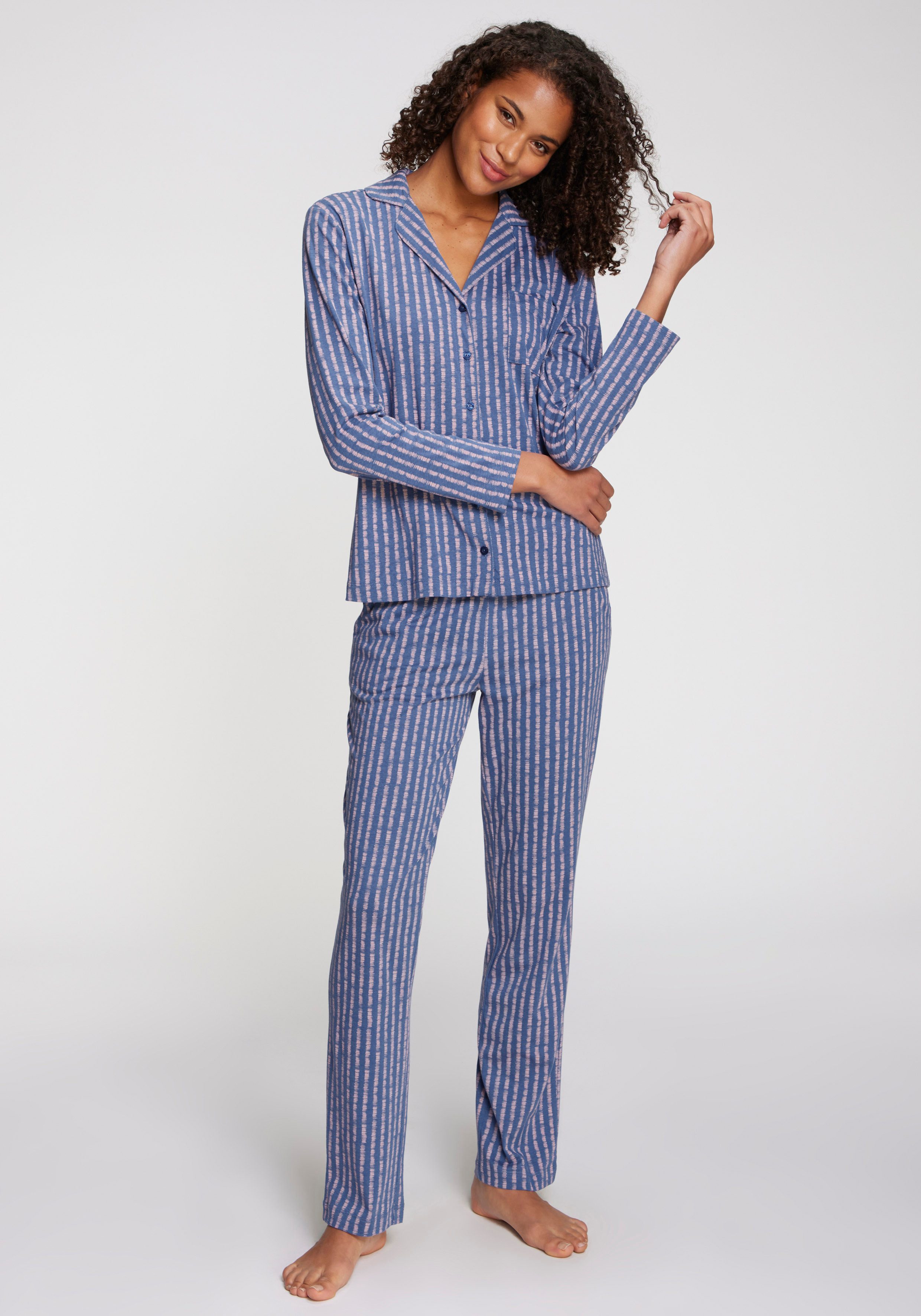 Vivance Dreams Pyjamahose (1-teilig) mit Schönem Allover-Muster