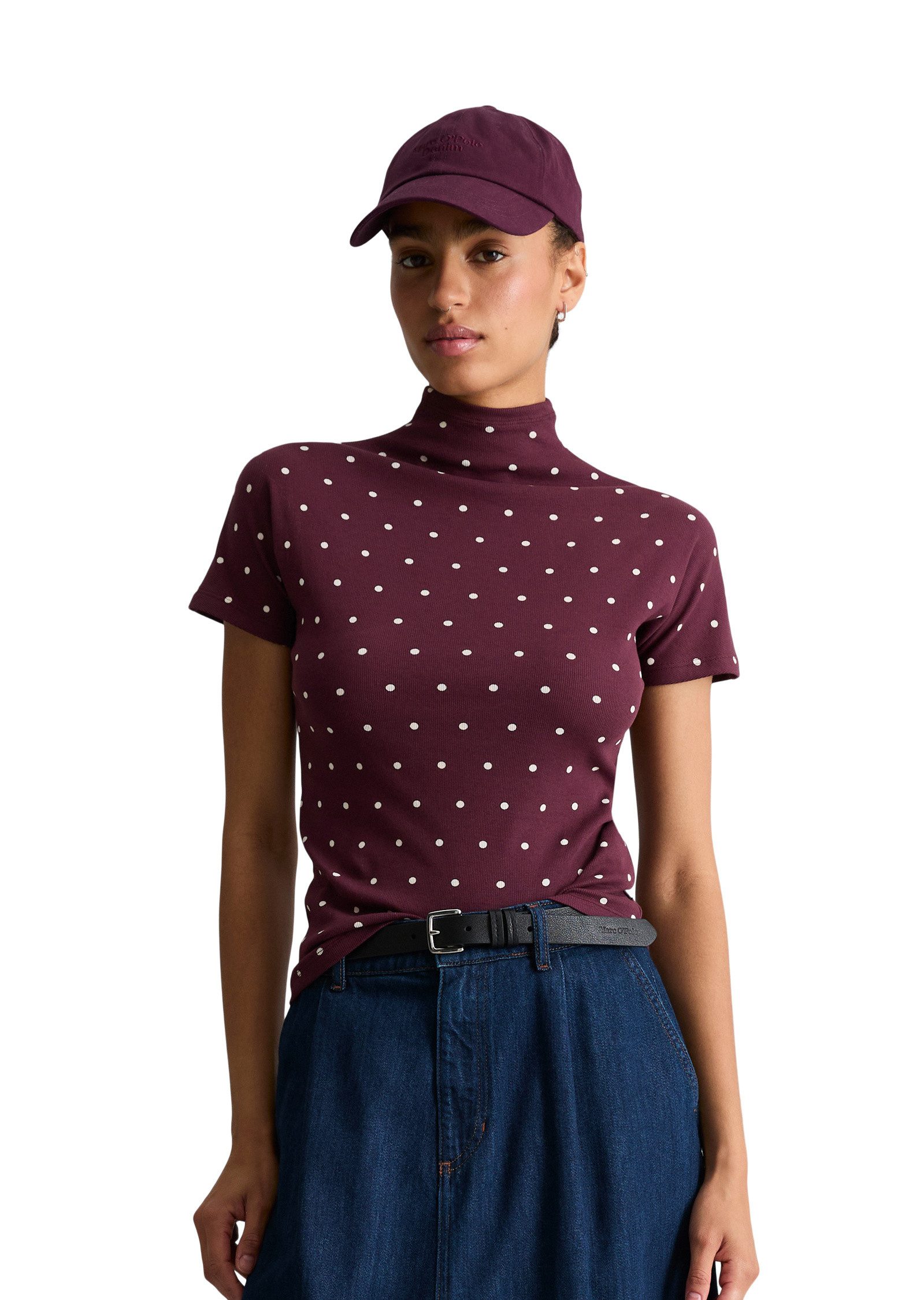 Marc O'Polo DENIM T-Shirt aus Stretch-Jersey
