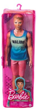 Mattel® Anziehpuppe Mattel HBV26 - Barbie Ken Puppe im „Malibu“-Tanktop