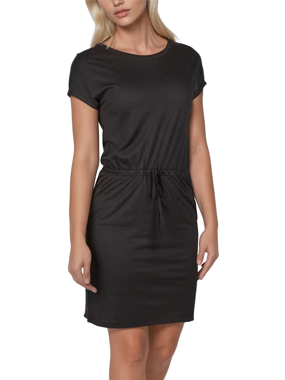 DENIMFY Sommerkleid Damen Kleid DFBella A-Linie Kurzarm Sommerkleid mit Rundhals-Ausschnitt – Bild 5 von 5