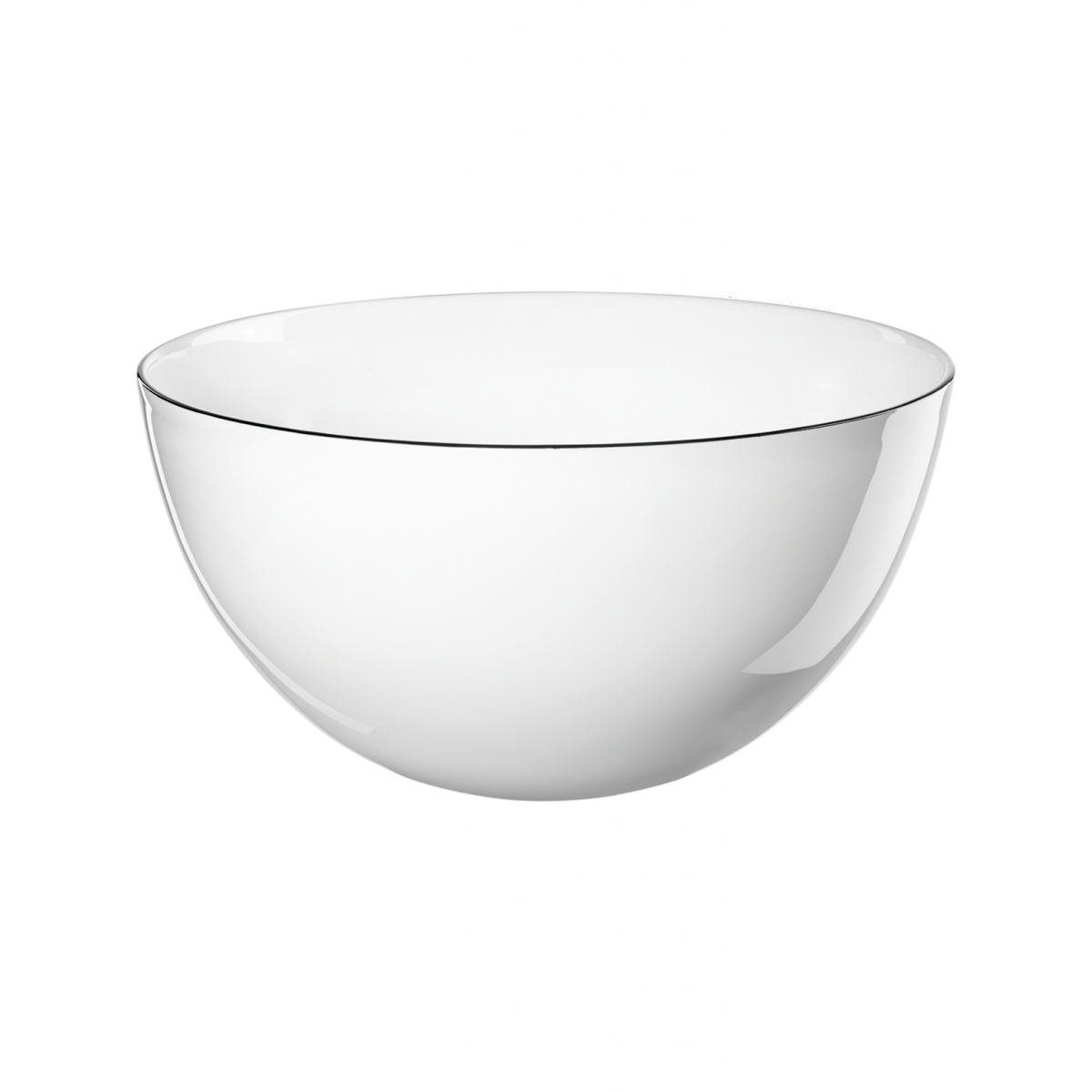 ASA SELECTION Schüssel A Table Ligne Noire, Bone China, Porzellan, d: 21 cm / h: 10,5 cm / 1,50 L