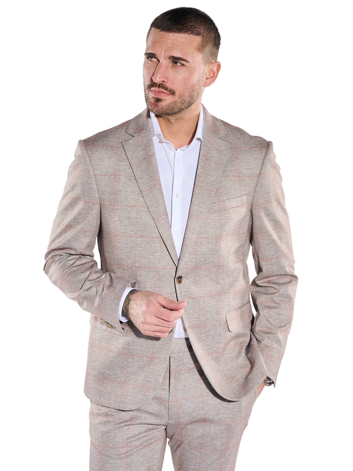 emilio adani Anzugsakko Herren Anzugsakko slim fit, Beige