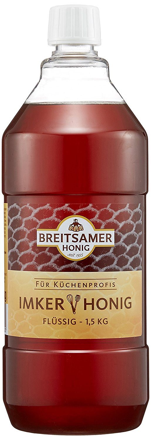 Breitsamer Honig Honig, Breitsamer Honig Imkergold flüssig für Küchen - Profis 1500ml