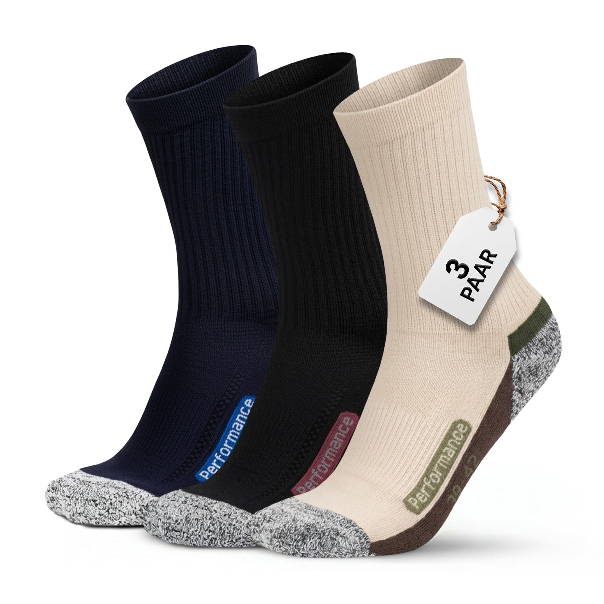 Fiera Besa Wandersocken Fiera Besa Wandersocken für Damen & Herren – Trekking Socken aus Baumw