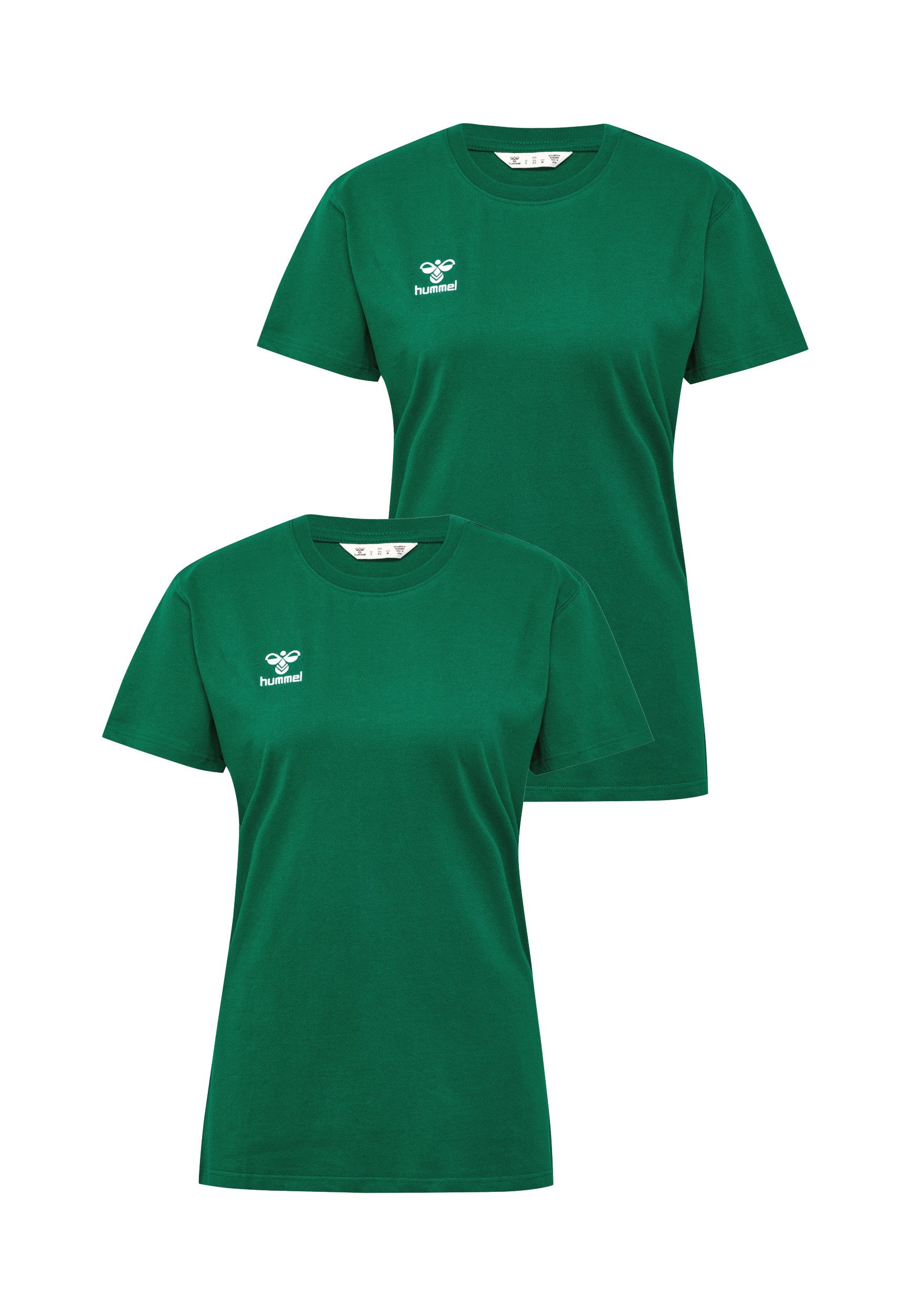T-Shirt 2er-SET Sport Rundhals Regular fit mit Logo