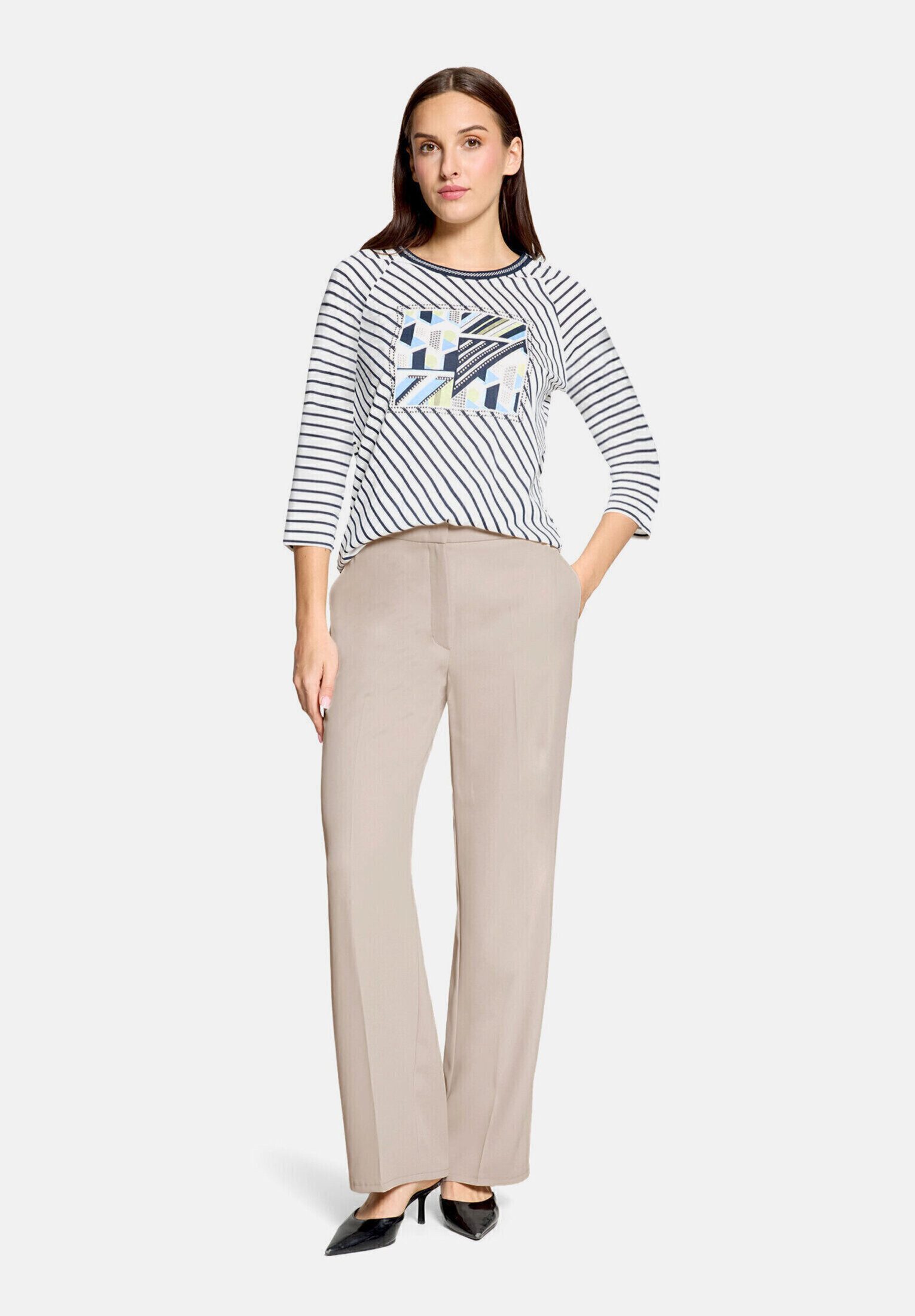 Stoffhose Damen unifarben