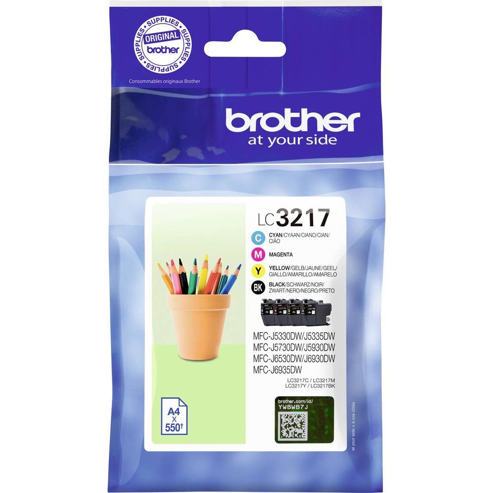 Brother Druckerpatrone LC3217VAL Tintenpatrone