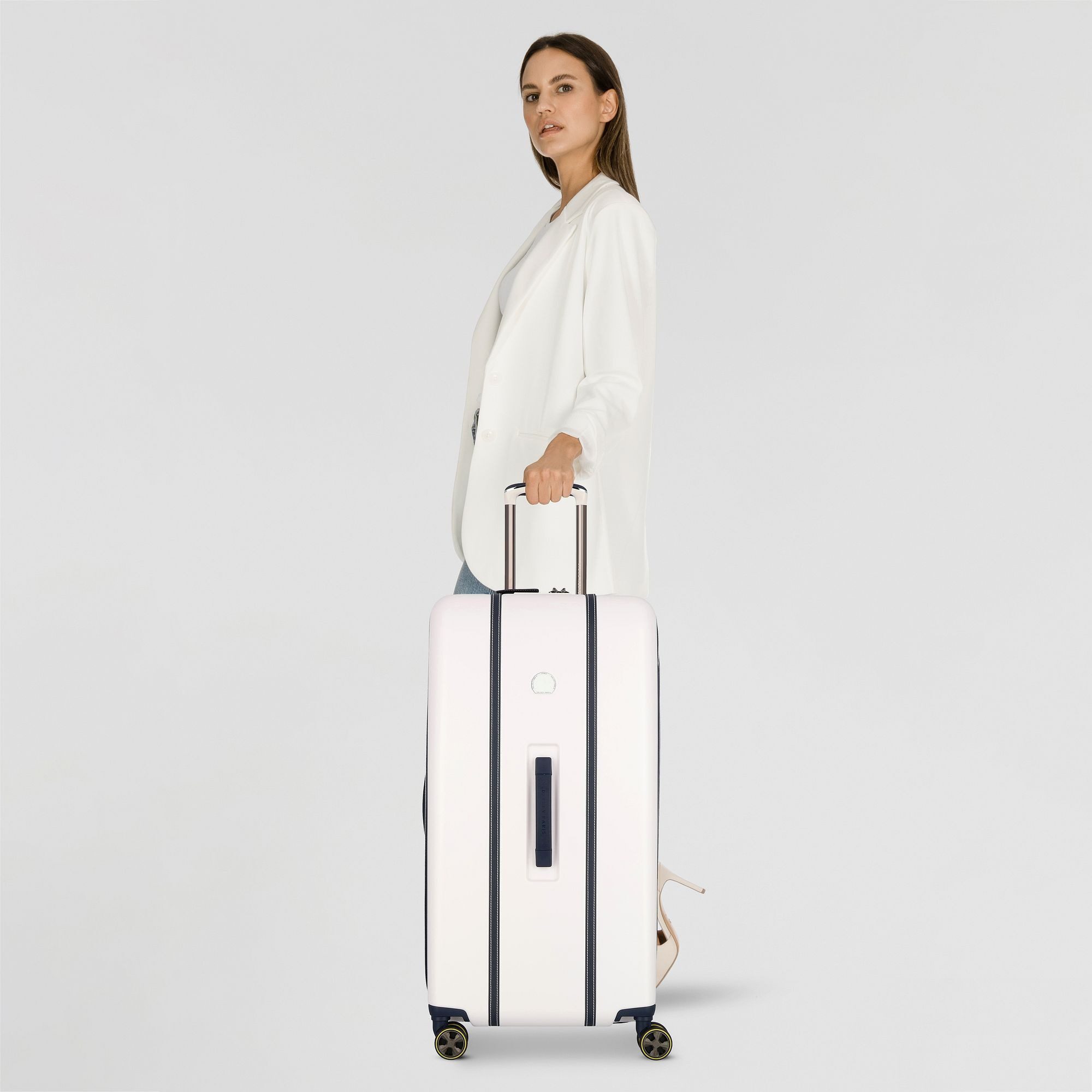 Delsey Paris Hartschalen-Trolley Cadence, 4 Rollen, Polycarbonat
