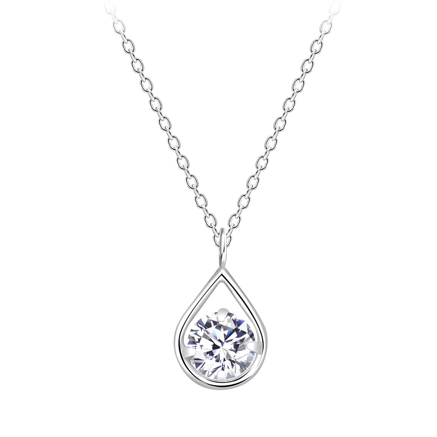 ALEXANDER YORK Kette und Anhänger Set TEAR DROP, 2-tlg., 925 Sterling Silbe günstig online kaufen