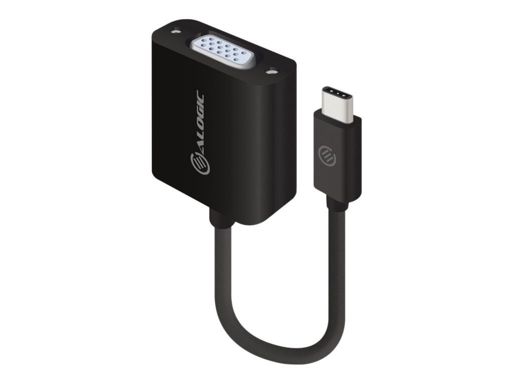 ALOGIC Adapter USB-C to VGA schwarz Computer-Kabel
