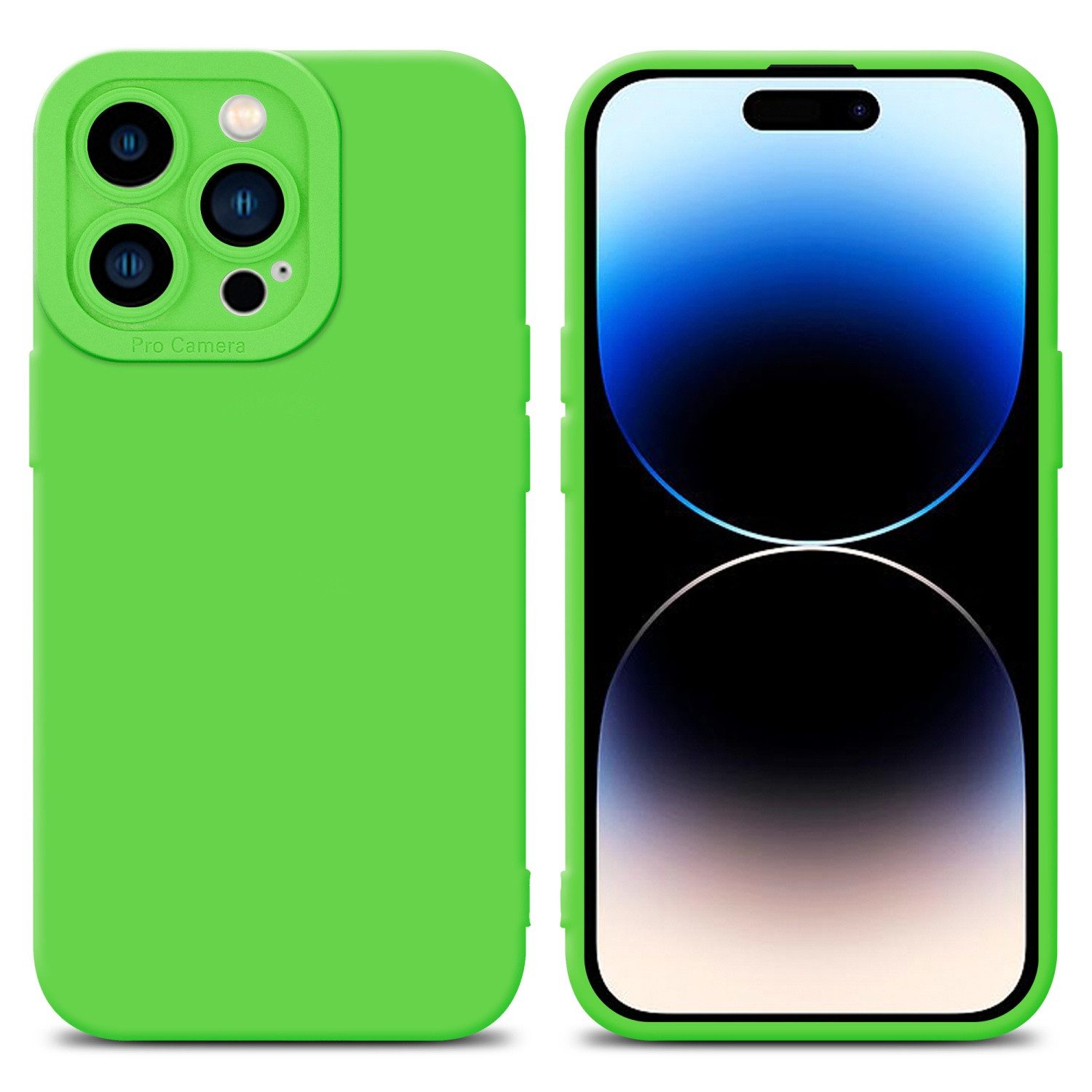 Cadorabo Handyhülle für iPhone 14 PRO MAX Hülle Apple iPhone 14 PRO MAX, Hülle Schutzhülle TPU Silikon Case Cover