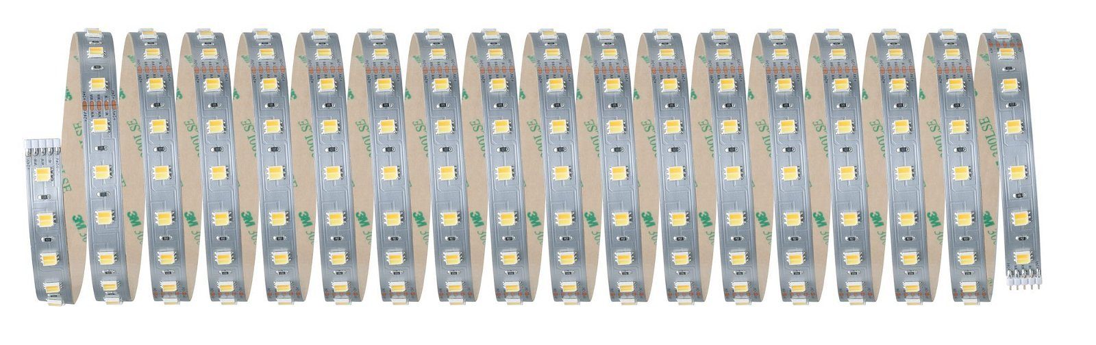 Paulmann LED-Streifen MaxLED Basisset 10m 47W 230/24V 80VA Silber Kunststoff, 1-flammig, Bluetooth, TunableWhite