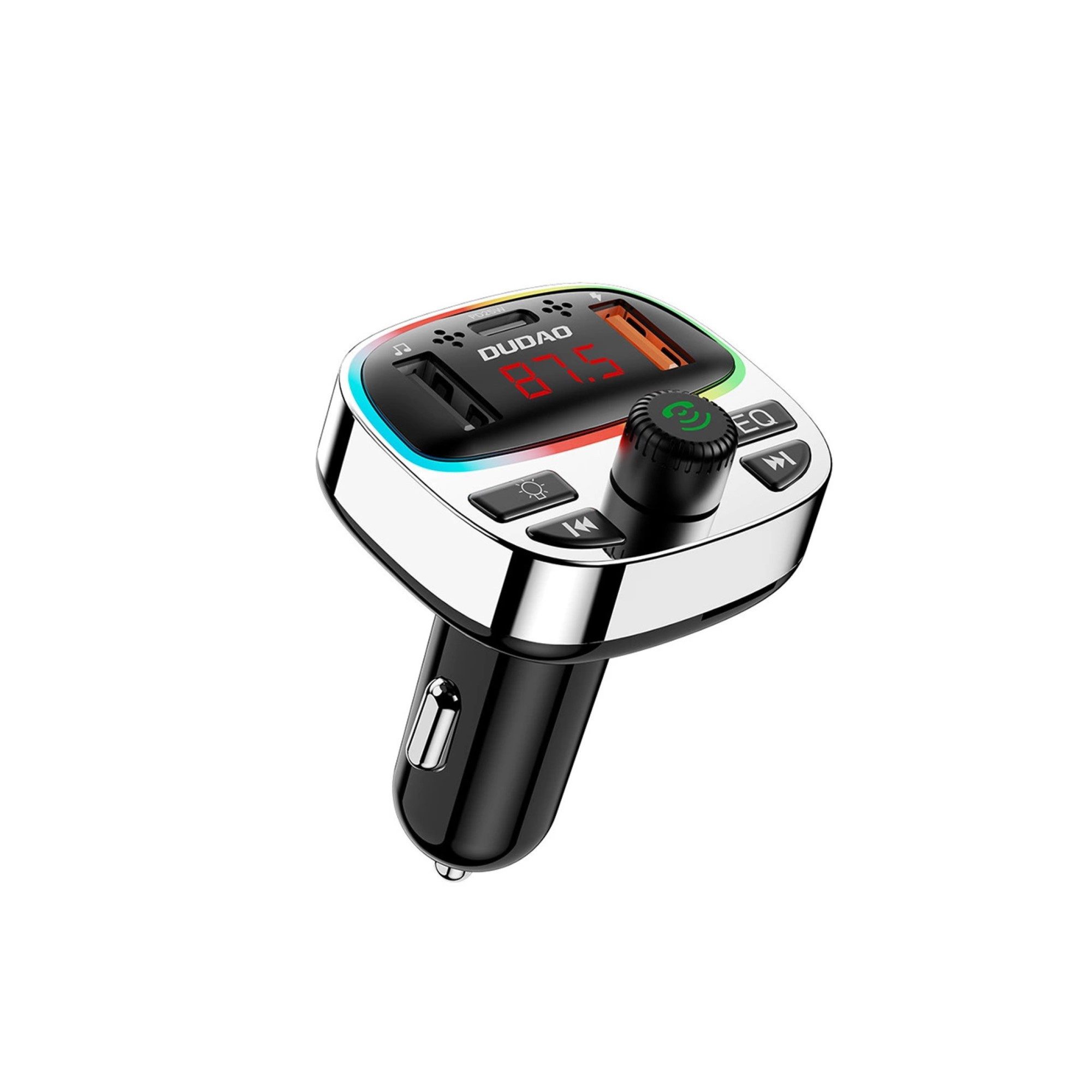 Transmitter mit PD25W Bluetooth 5.3 RGB-Ladeanschlüssen KFZ-Transmitter