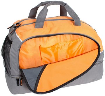 BRUBAKER Sporttasche Trainingstasche Active 30 l mit Nassfach (Reisetasche für Damen und Herren, für Sport Fitness Schwimmen Reisen), Fitnesstasche mit Bodenfach und einem Fach für Handy und Ähnliches