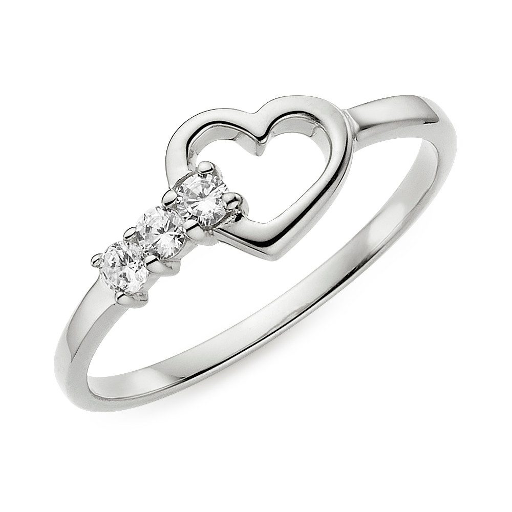 Aniston JEWELRY & WATCHES Fingerring Schmuck Geschenk Silbering mit Herzche günstig online kaufen