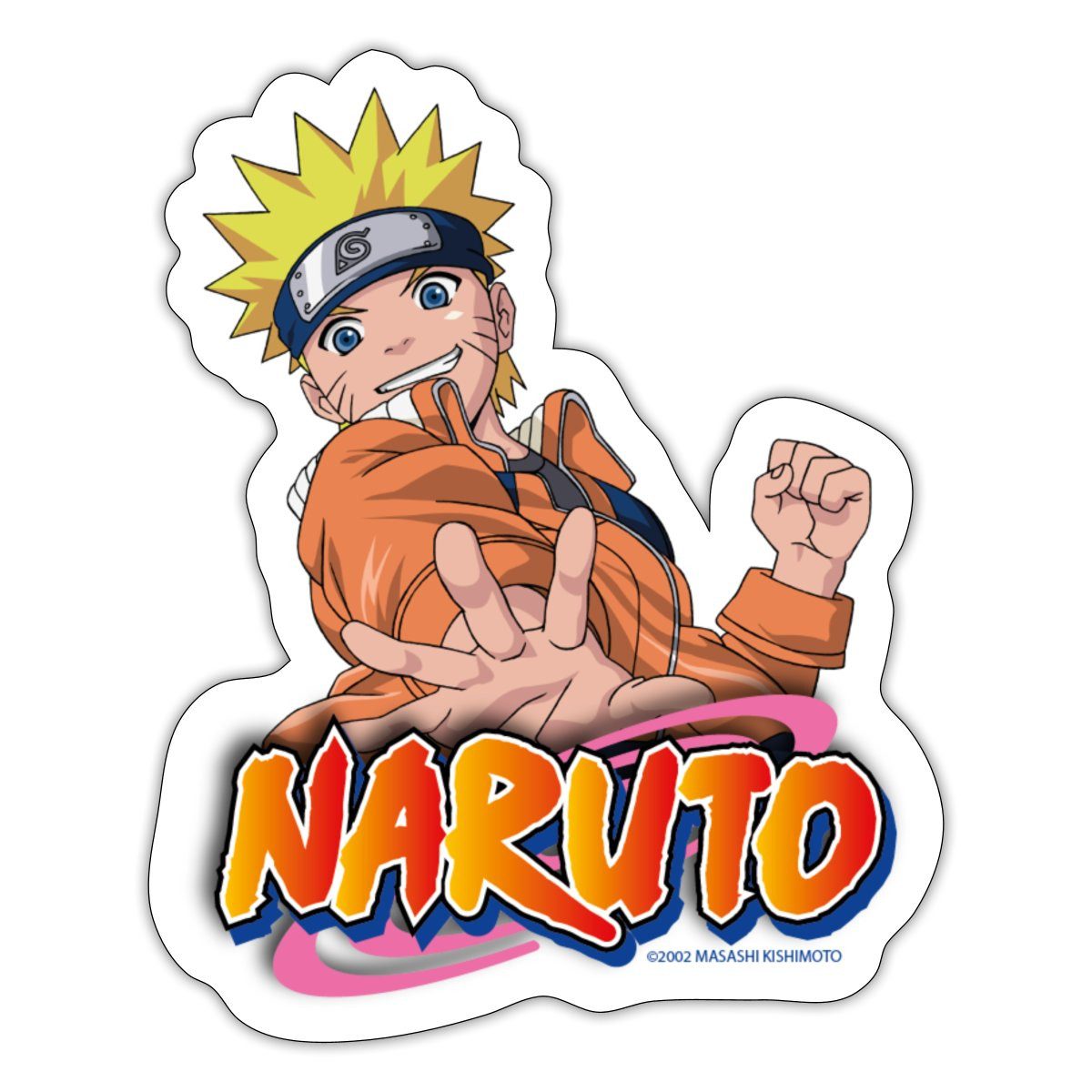 Spreadshirt Aufkleber Naruto Offizielles Logo Sticker Aufkleber
