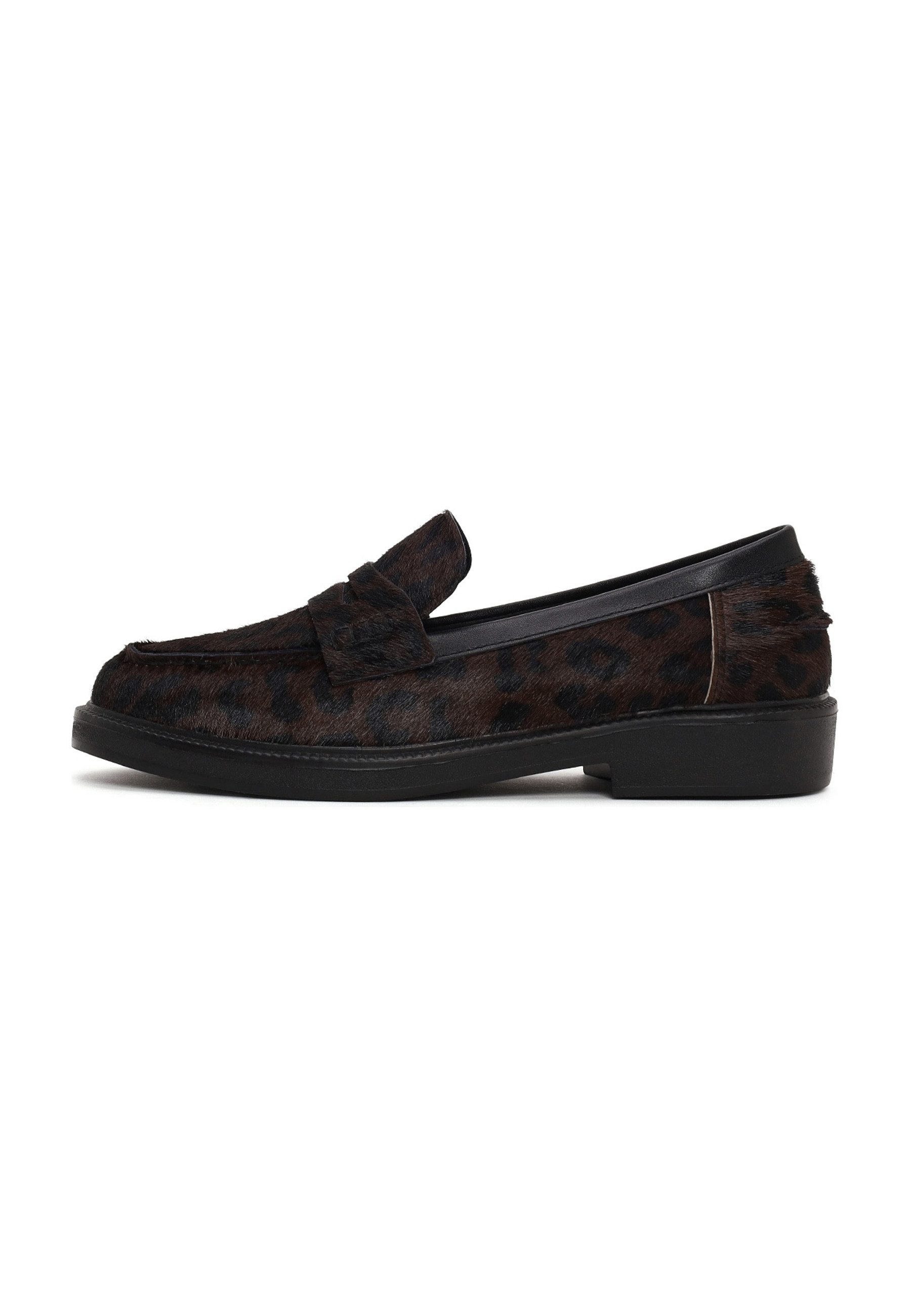 Derimod Loafer Aus Echtem Leder Mit Niedrigem Absatz Loafer