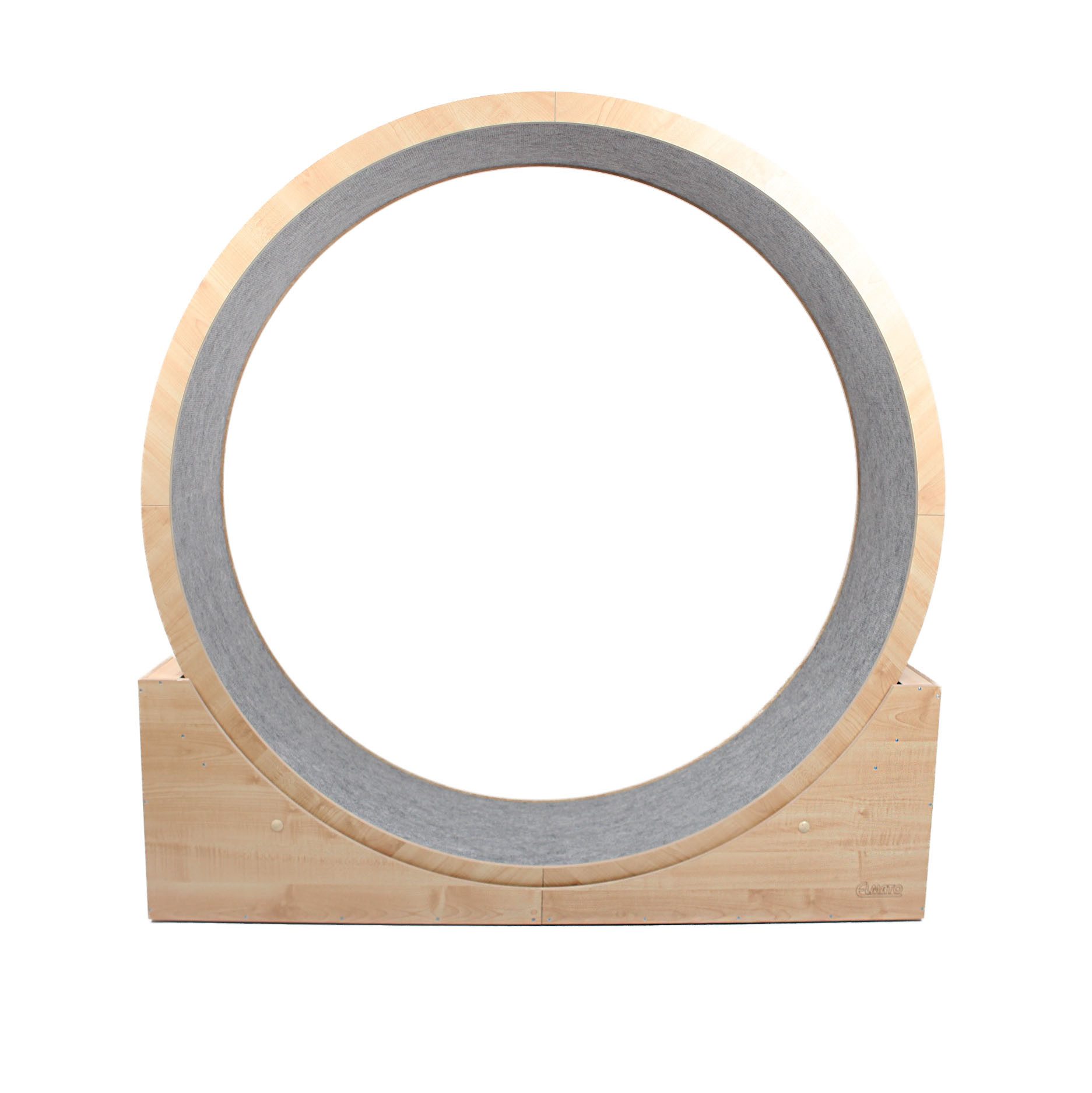 ELMATO Tierlaufrad Elmato 10720 Katzenlaufrad Simba XXL ca. 140cm in natur/grau meliert