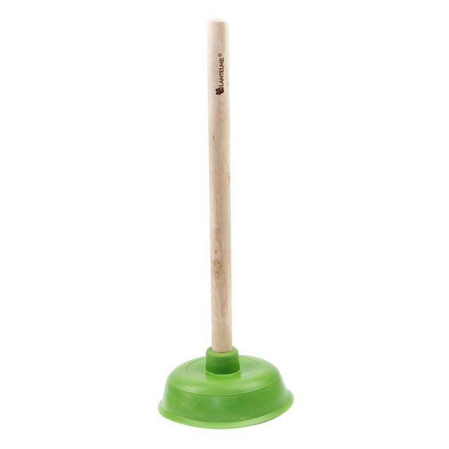 Lantelme Pümpel Pömpel, Saugglocke grün für Küche und Bad, L: 40 cm, (2 tlg)