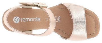 Remonte ELLE-Collection Sandalette, Sommerschuh, Sandale, Blockabsatz, Abendschuh, mit Klettverschluss