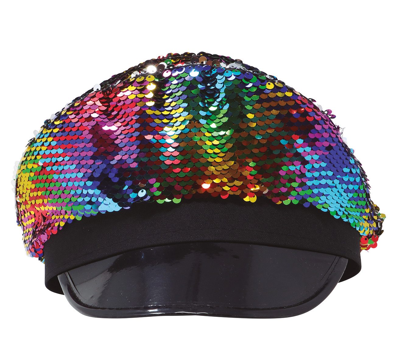 Fiestas Guirca Kostüm, Polizei Karneval Hut Regenbogen Pailletten Mütze Fas günstig online kaufen