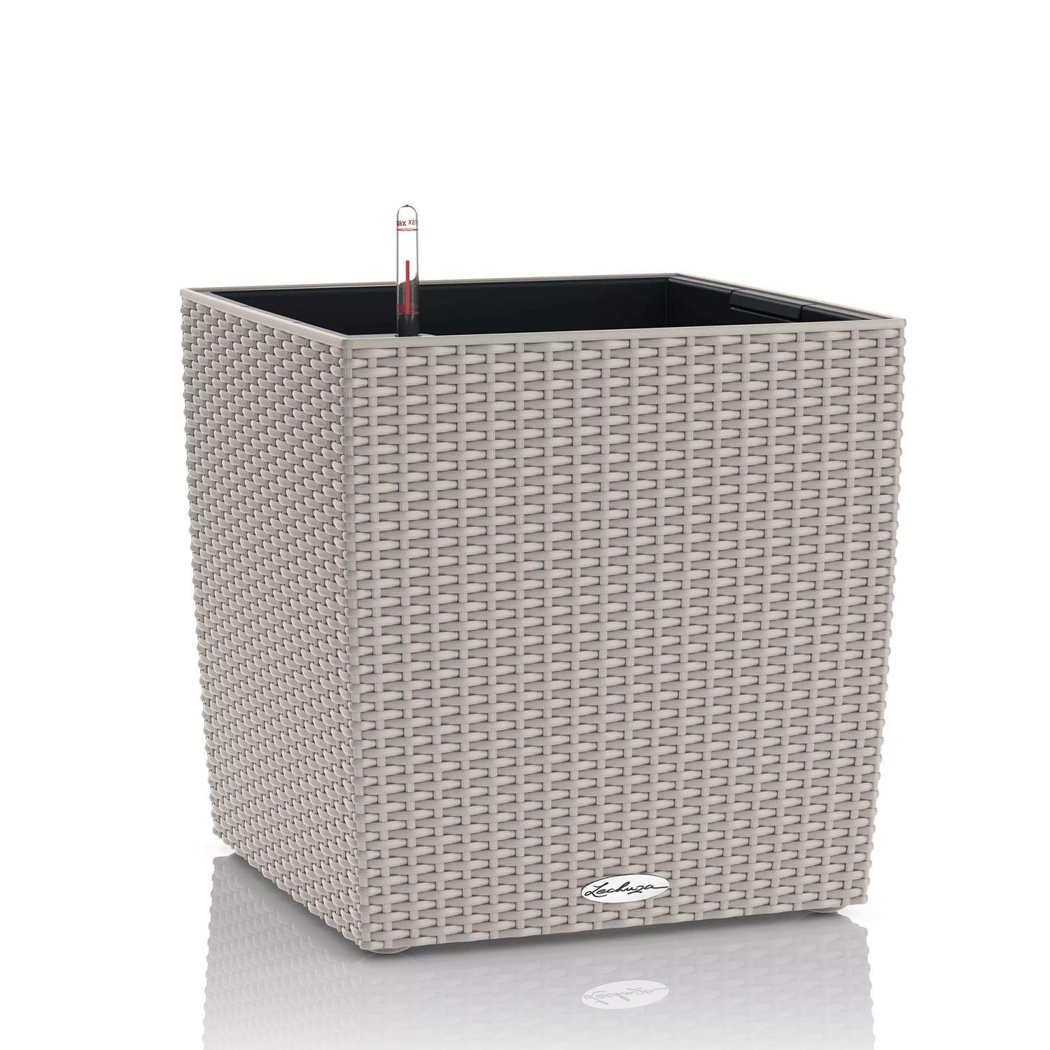 Lechuza® Pflanzkübel Pflanzgefäß Cube Cottage 50 sandbraun, Blumenkübel