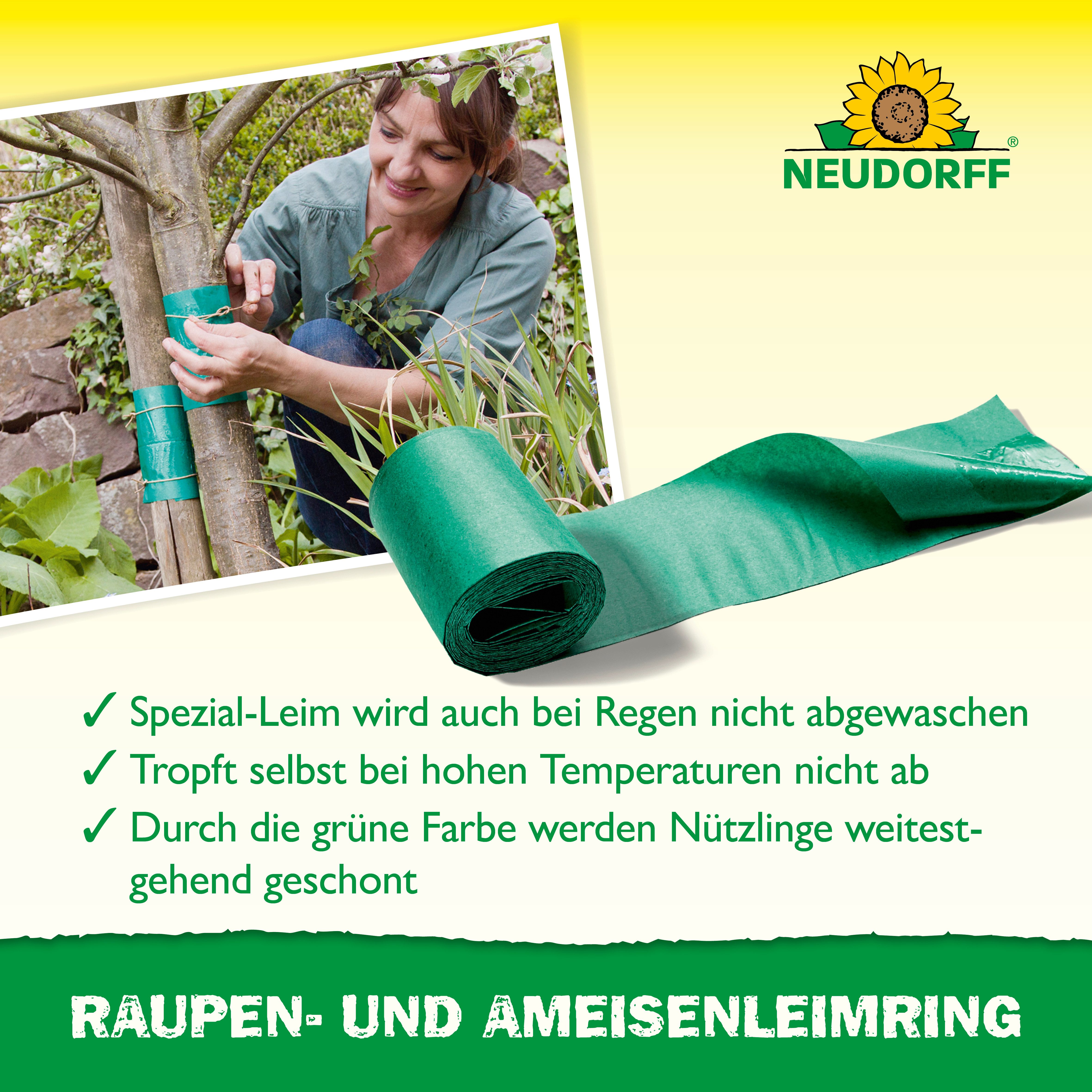 Neudorff Klebefalle Raupen- und AmeisenLeimring, 3 m mechanische Leimbarriere gegen hochkriechende Schädlinge – Bild 4 von 5