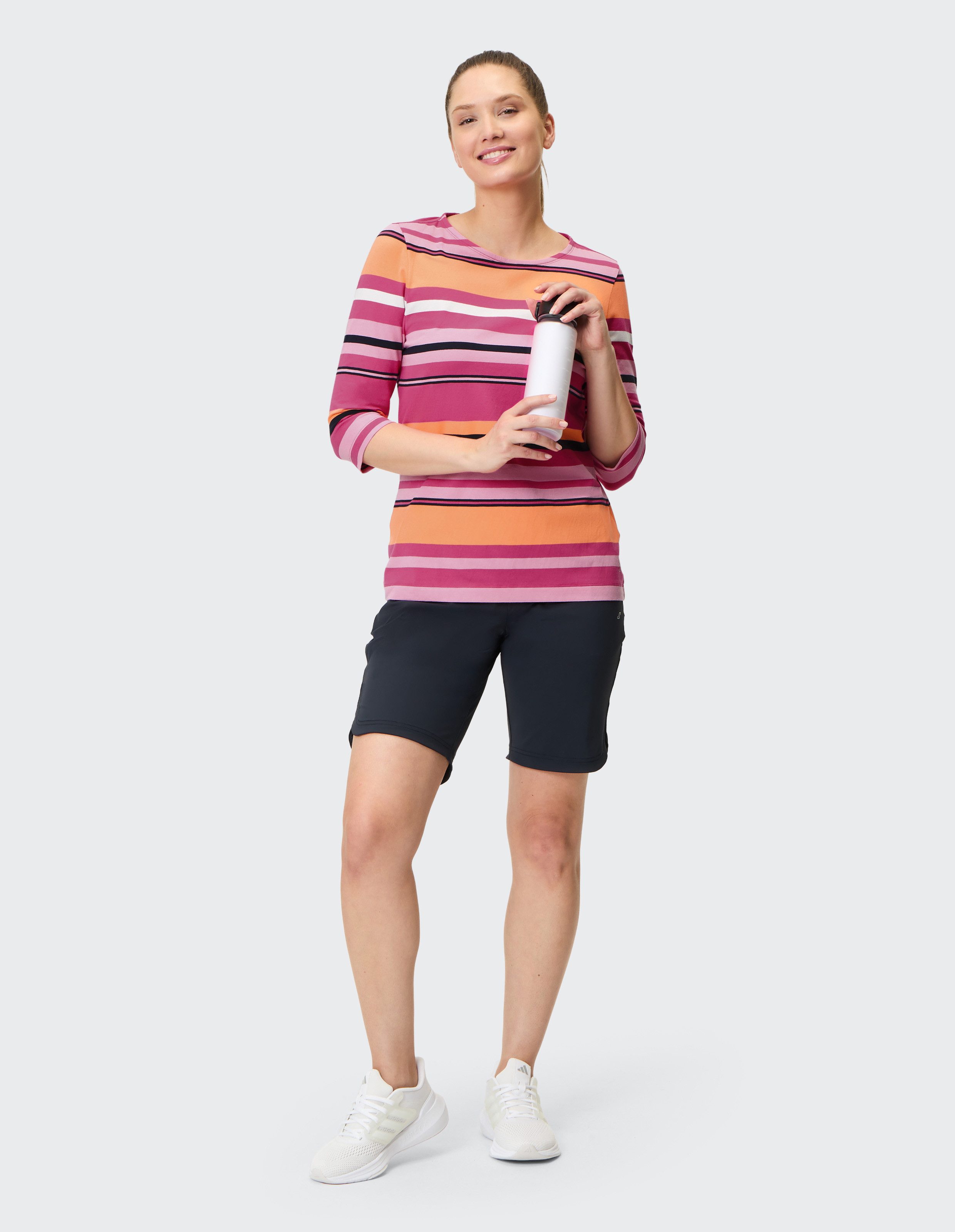Joy Sportswear T-Shirt 3/4 ARM SHIRT SARINA mit 3/4-Arm, aus Baumwolle, femininer Schnitt