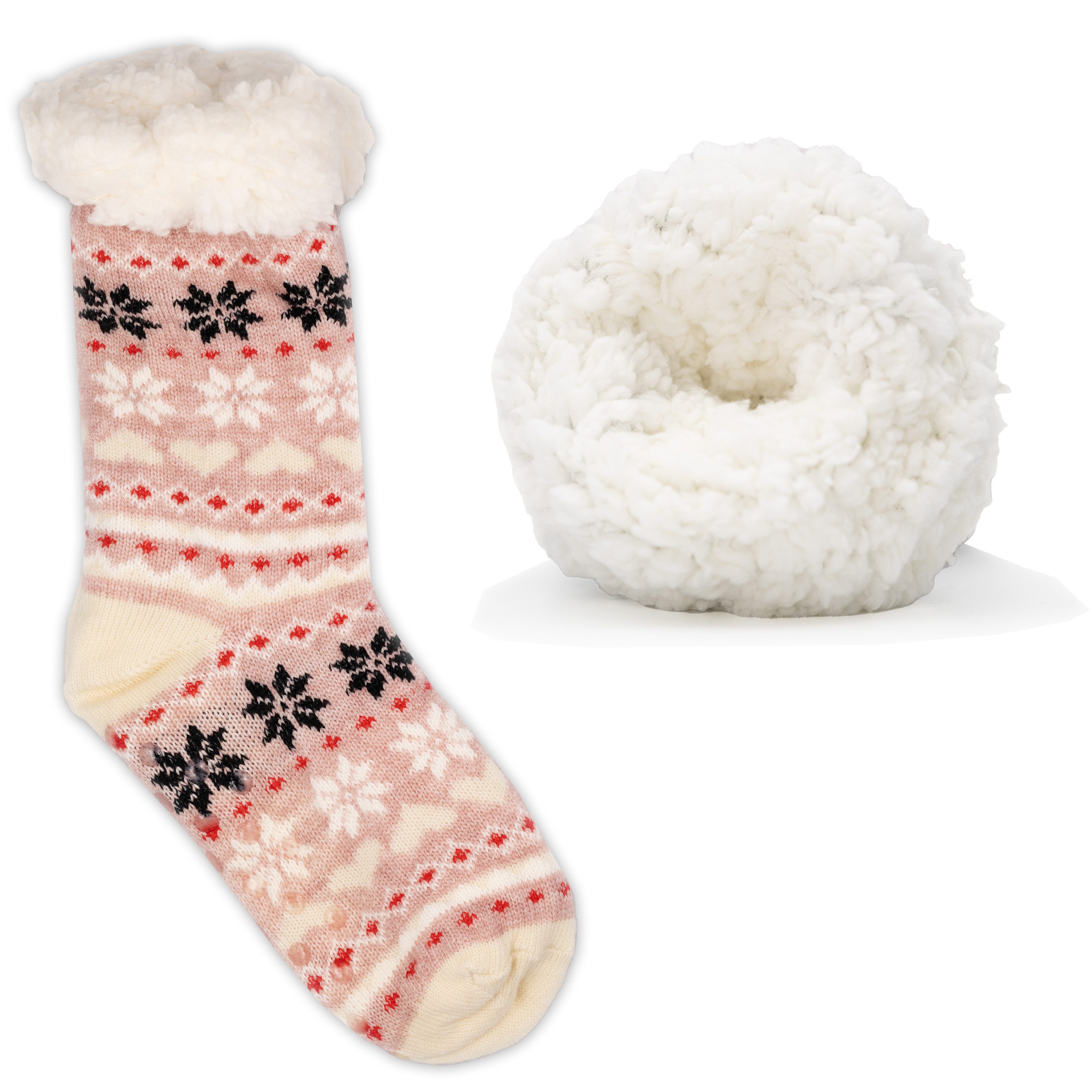 Haussocken Damen Hüttensocken mit ABS Stoppersohle