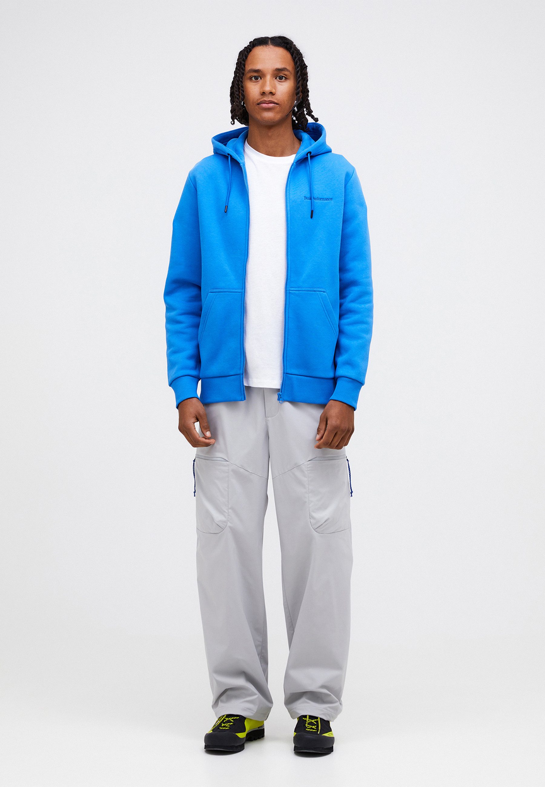 Peak Performance Kapuzensweatshirt M Original Small Logo Zip Hood mit Kapuze