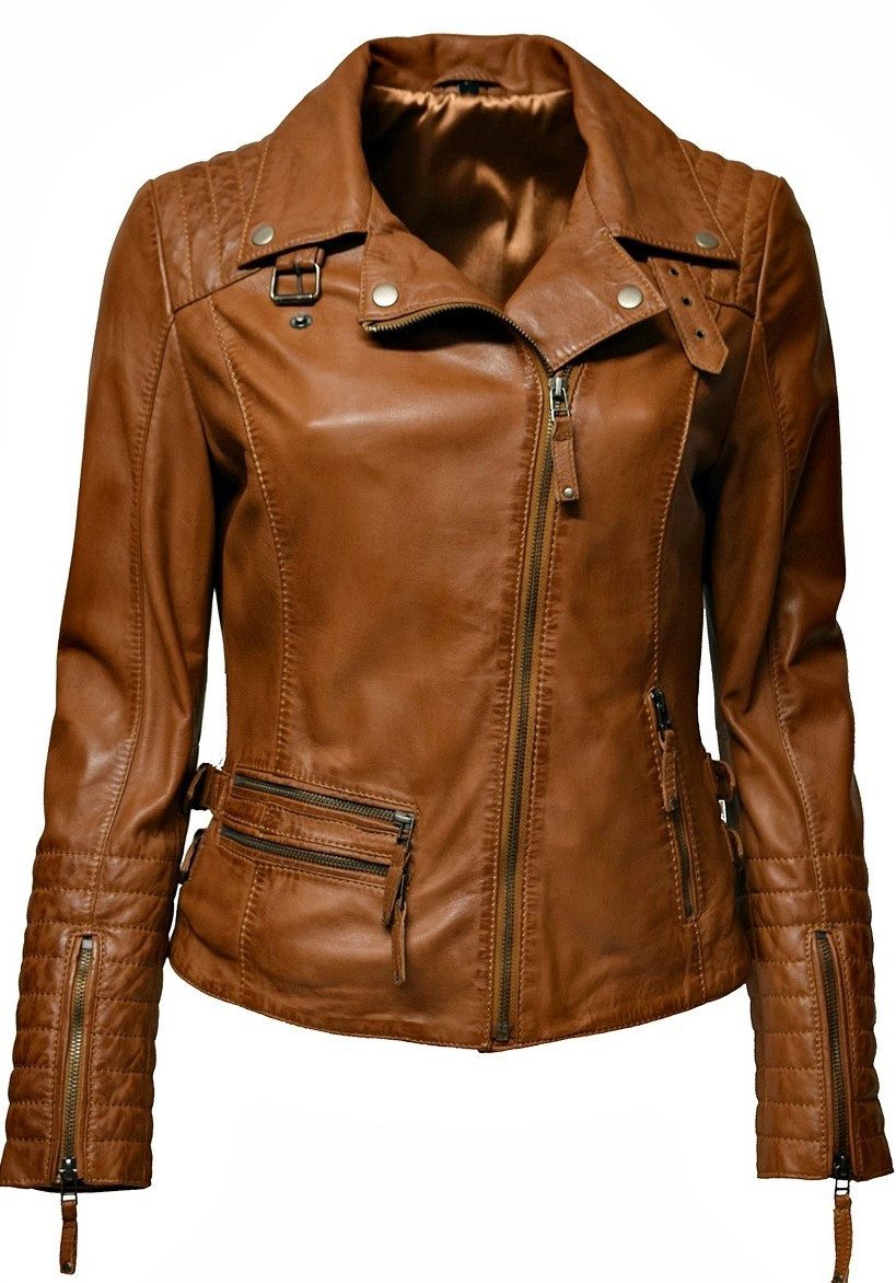 Zimmert Leather Lederjacke Liszy weiches Lammnappa günstig online kaufen