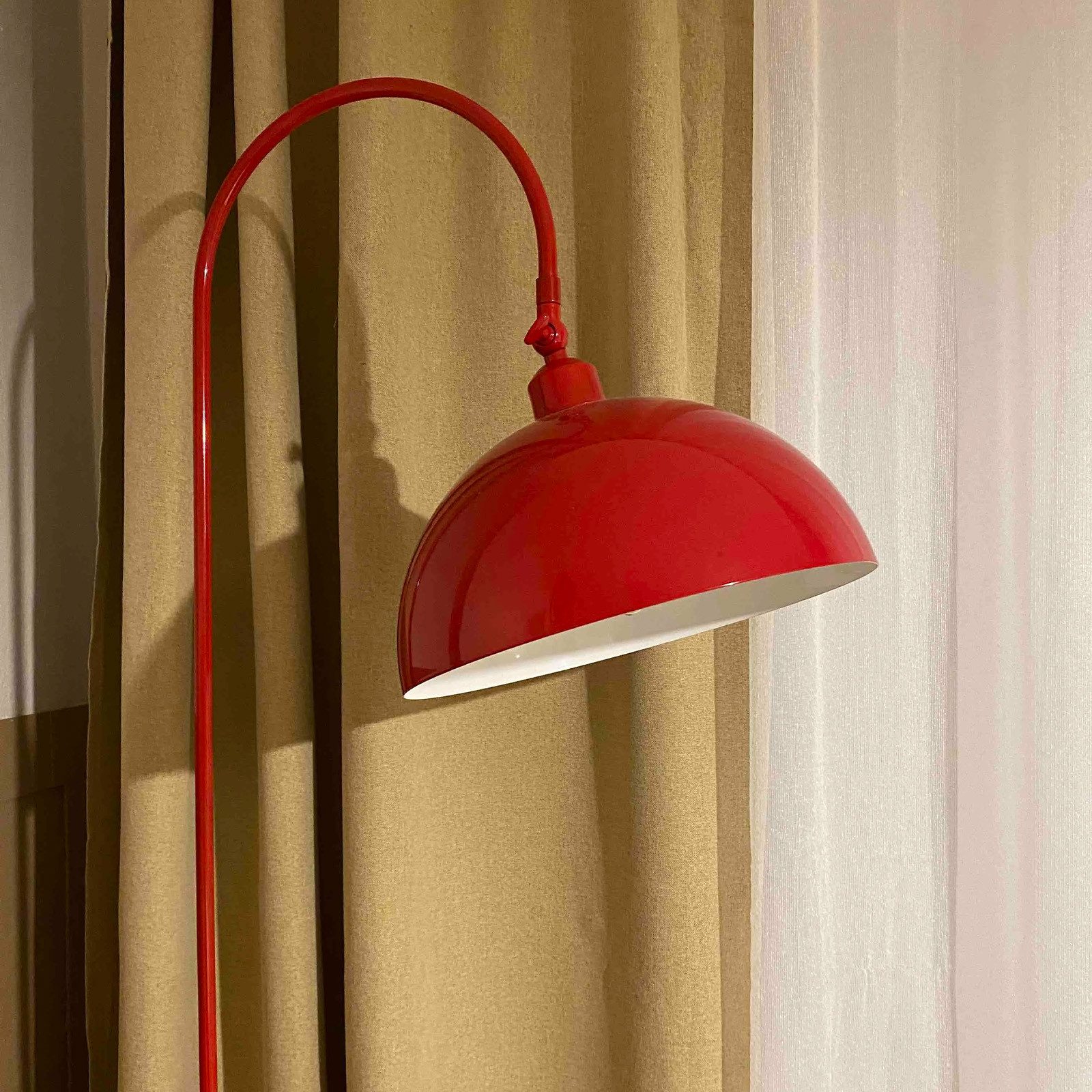 Bamyum Stehlampe Moderne Metall Stehlampe mit Dimmer, ohne Leuchtmittel, verstellbarer Lampenschirm