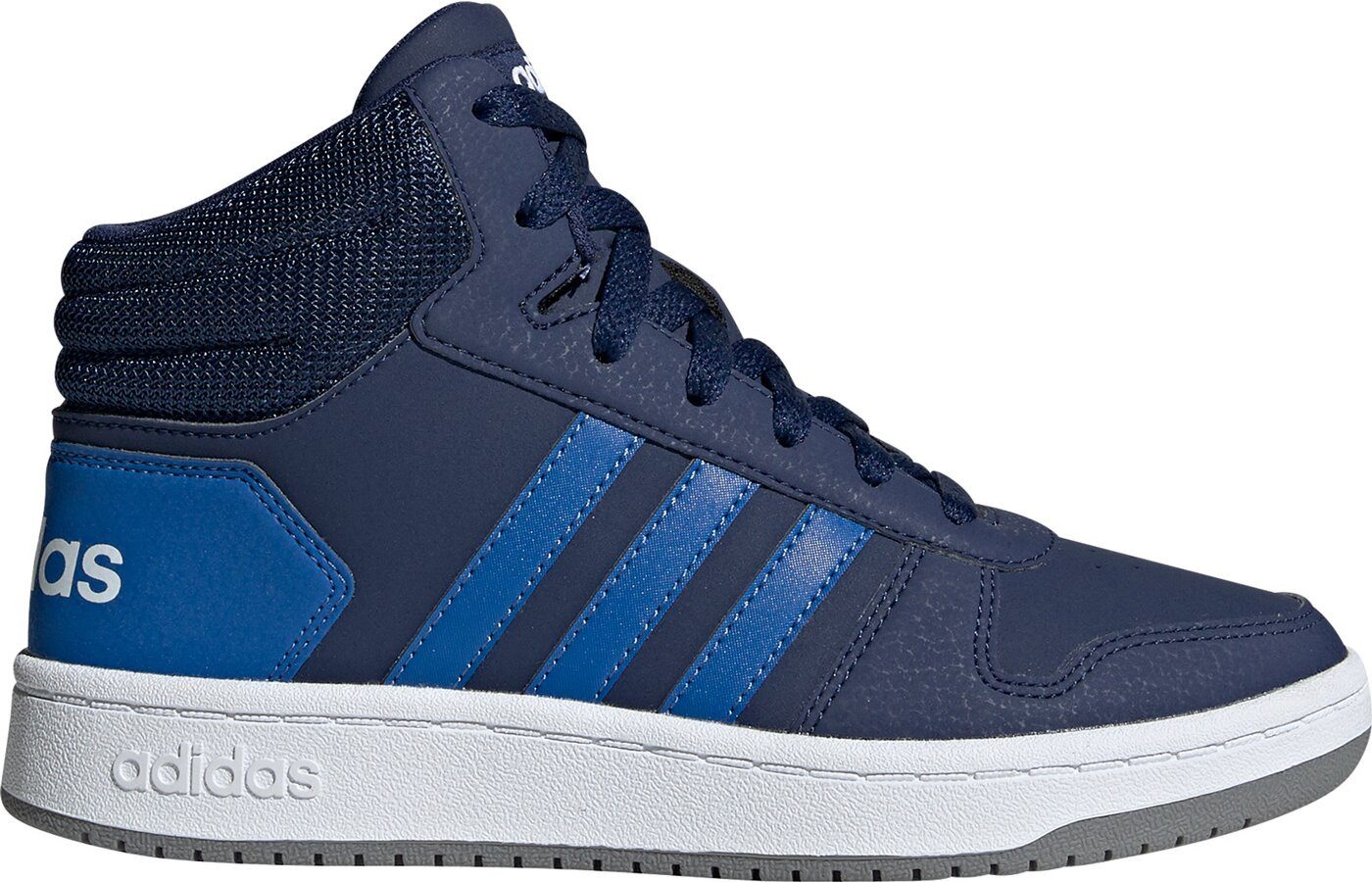 adidas Sportswear HOOPS MID 2.0 K DKBLUE BLUE FTWWHT Basketballschuh